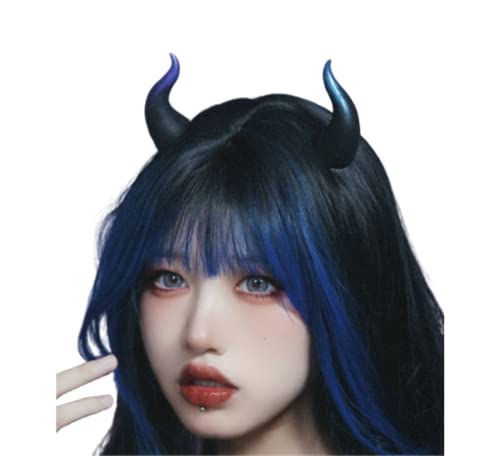 blue cow Devil Horns