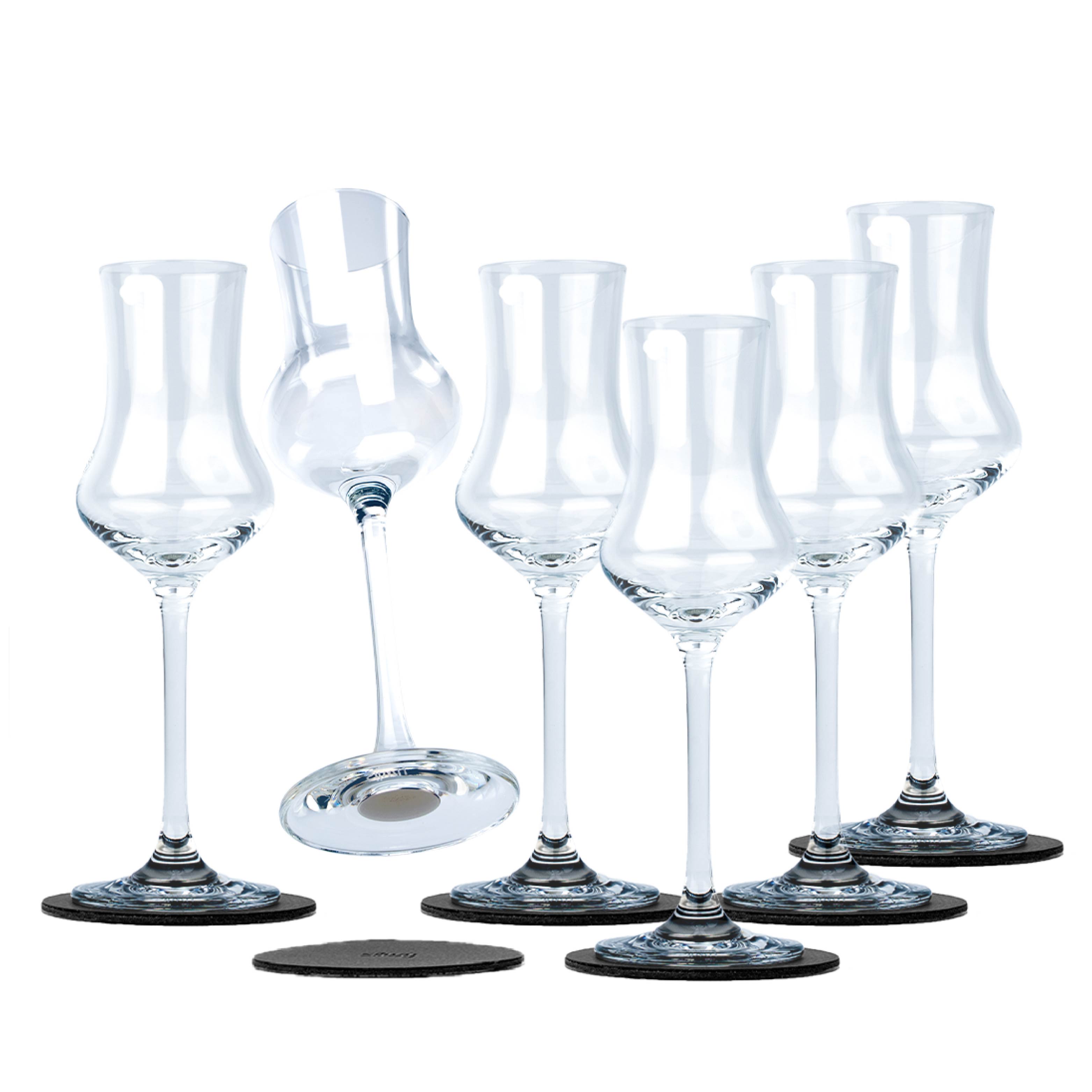 Premium Crystal Liquor Glasses Set - Elegant Drinking Glasses for Whiskey, Bourbon, Scotch & Cocktails - Perfect for Home Bar, Parties & Gift Giving