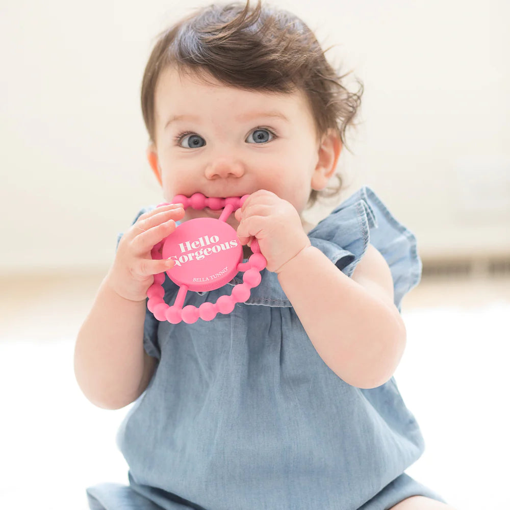 Bella Tunno Baby Teether - Safe & Non-Toxic Chew Toy for Soothing Sore Gums - Perfect for Infants & Toddlers (Ideal for Teething Relief, Travel, and On-the-Go Comfort)