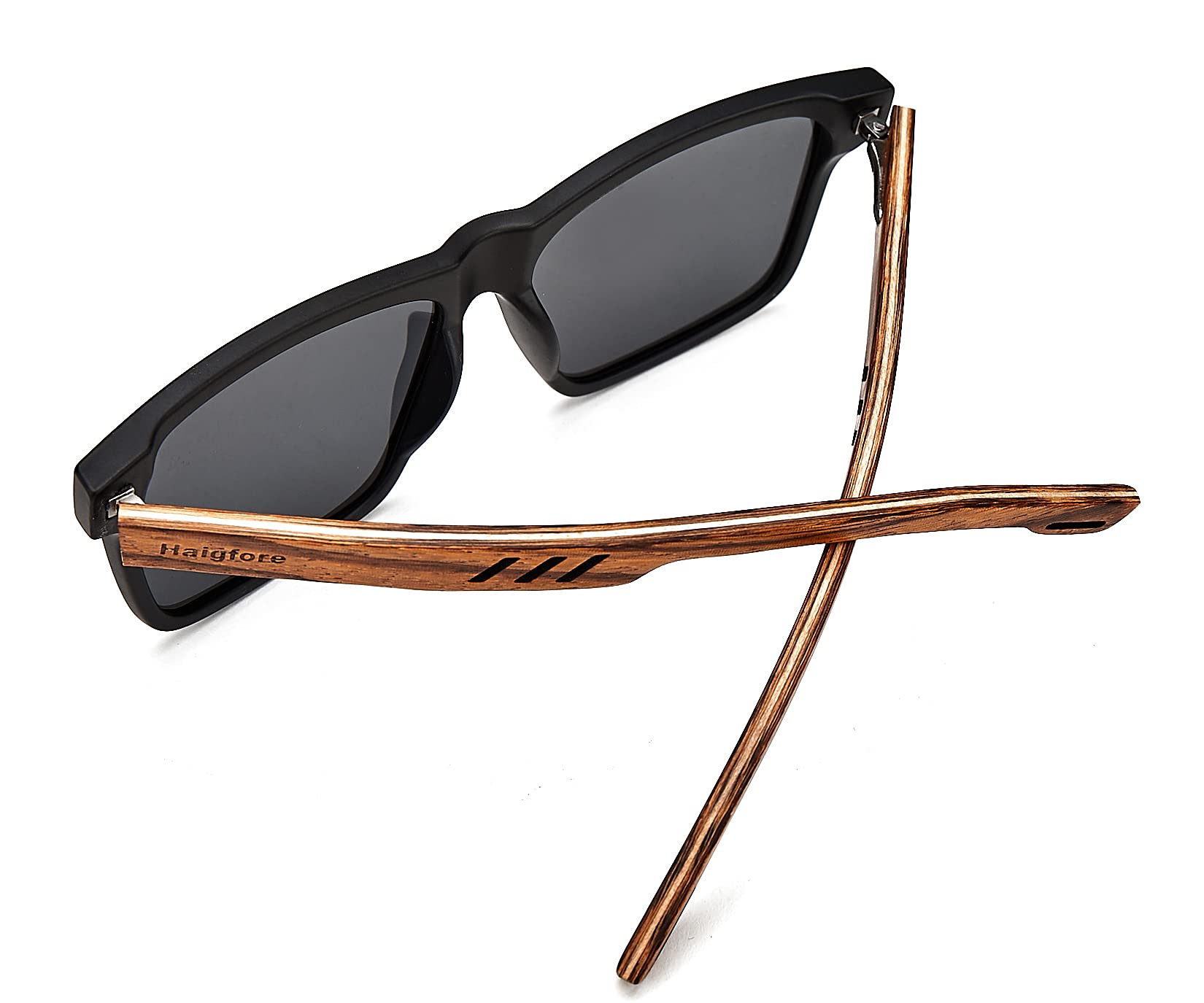 Handmade Polarized Wood Sunglasses for Men & Women - UV400 Protection, Bamboo Wood Frame - Perfect for Outdoor Activities, Beach, Driving & Fashion Accessories