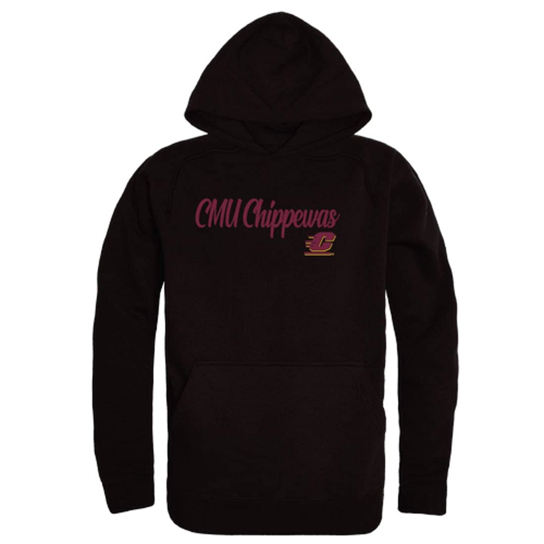 CMU Central Michigan University Chippewas Men's Script Hoodie Sweatshirt - Official College Apparel for Fans & Alumni - Perfect for Game Day, Campus Wear & Casual Outfits