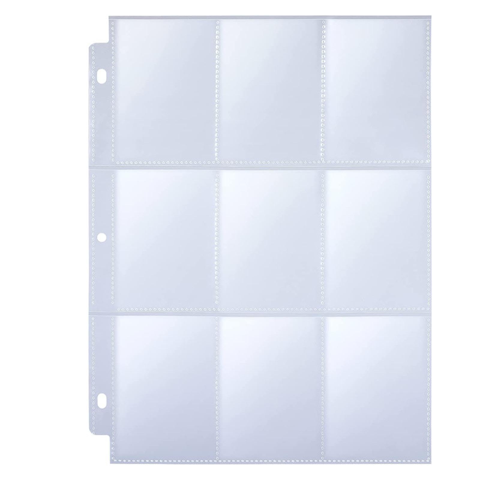 WANSUPYIN 2023 25-Page Trading Card Binder - 9 Pocket Double-Sided Protector Sheets for Sports Cards, Game Cards & Coupons | Organize & Display Your Collection | Perfect for Collectors, Tournaments & Storage