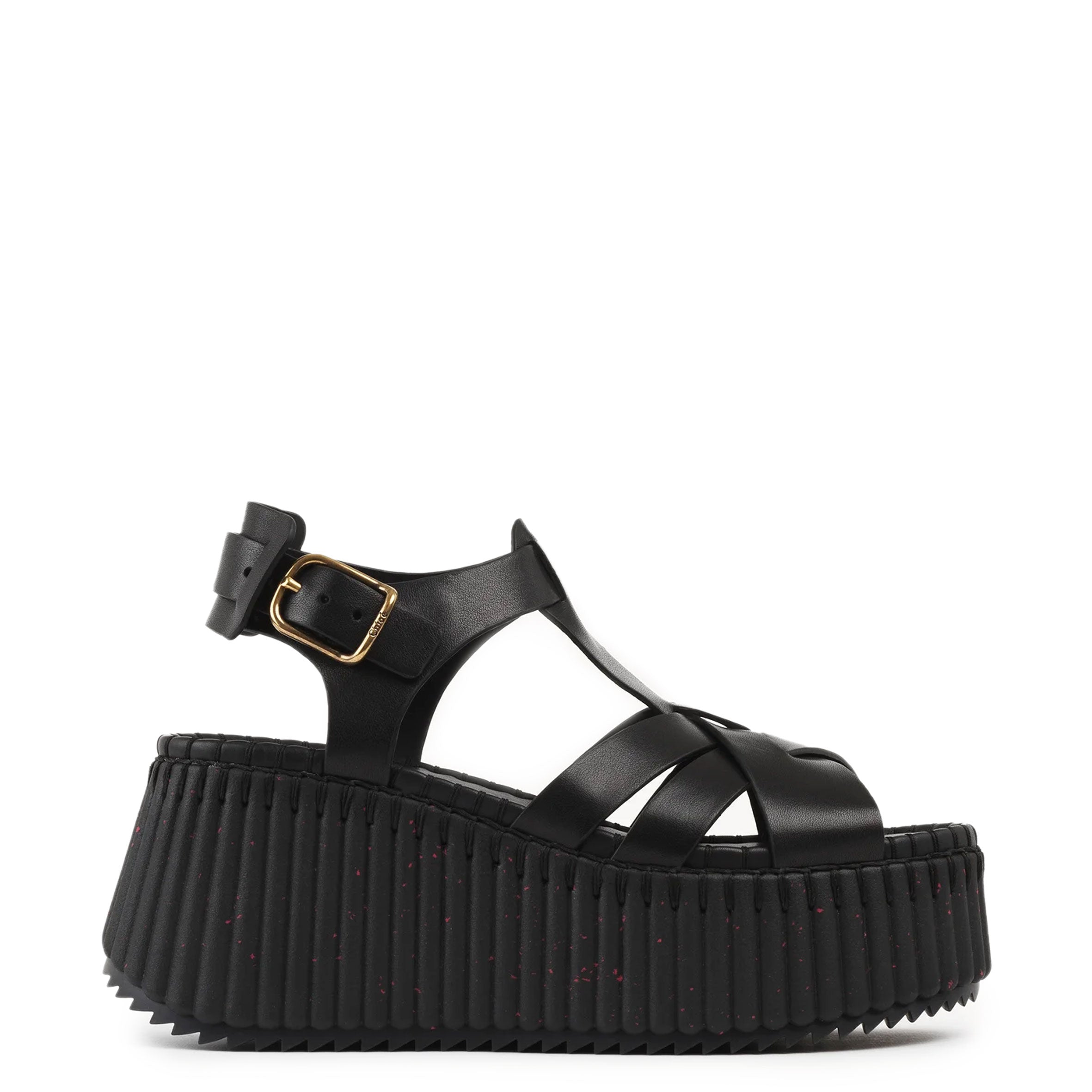 Nama Wedge Sandals in Tonal Black - Stylish & Comfortable Women's Shoes for Casual Wear, Beach, and Summer Outfits
