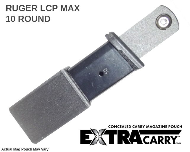 Ruger LCP MAX .380 ACP 10-Round Magazine Pouch - Concealed Carry & Range Accessory for Compact Pistols