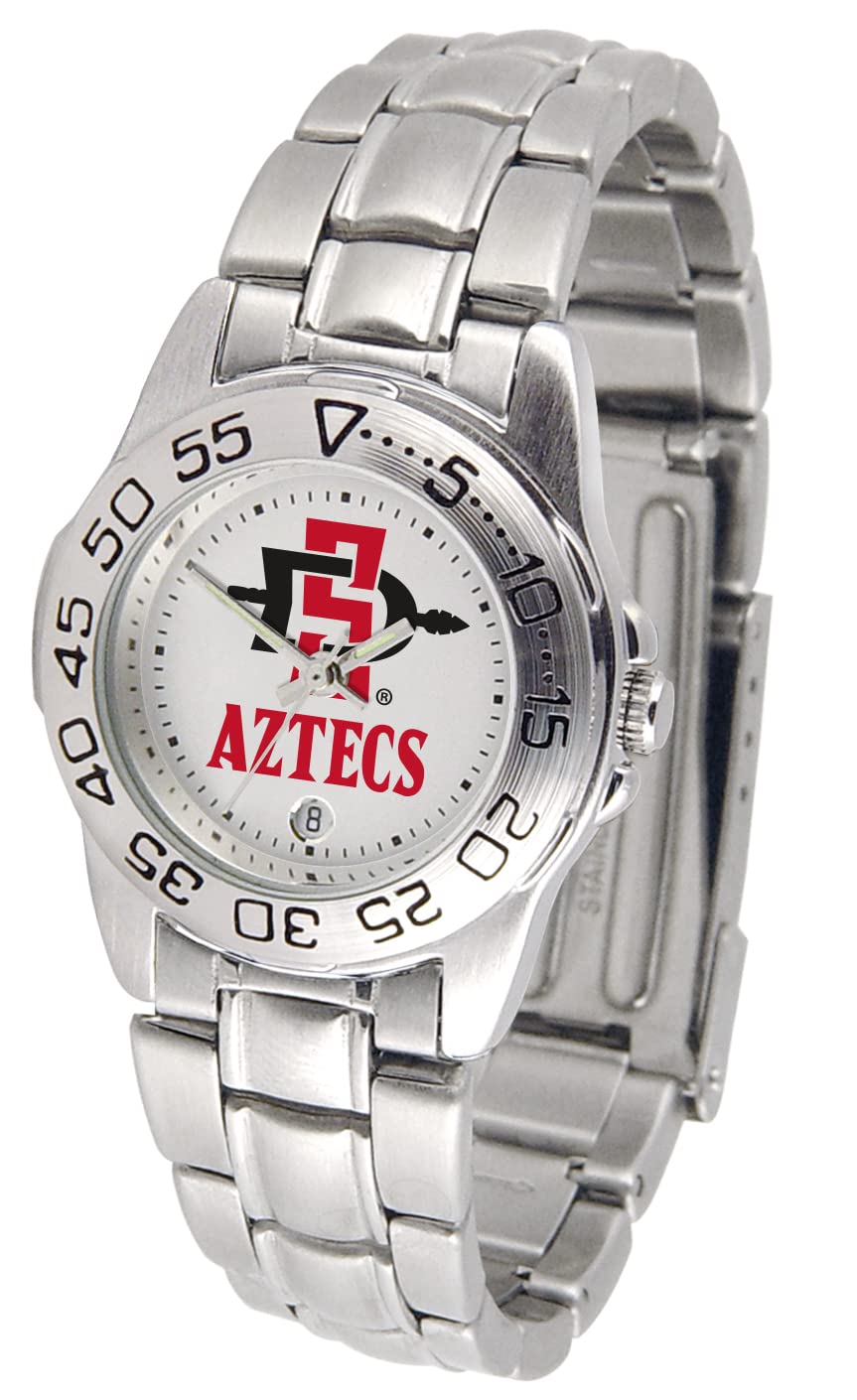 San Diego State Aztecs Women's Stainless Steel Sport Watch - Perfect for Game Day, Casual Wear & Everyday Use