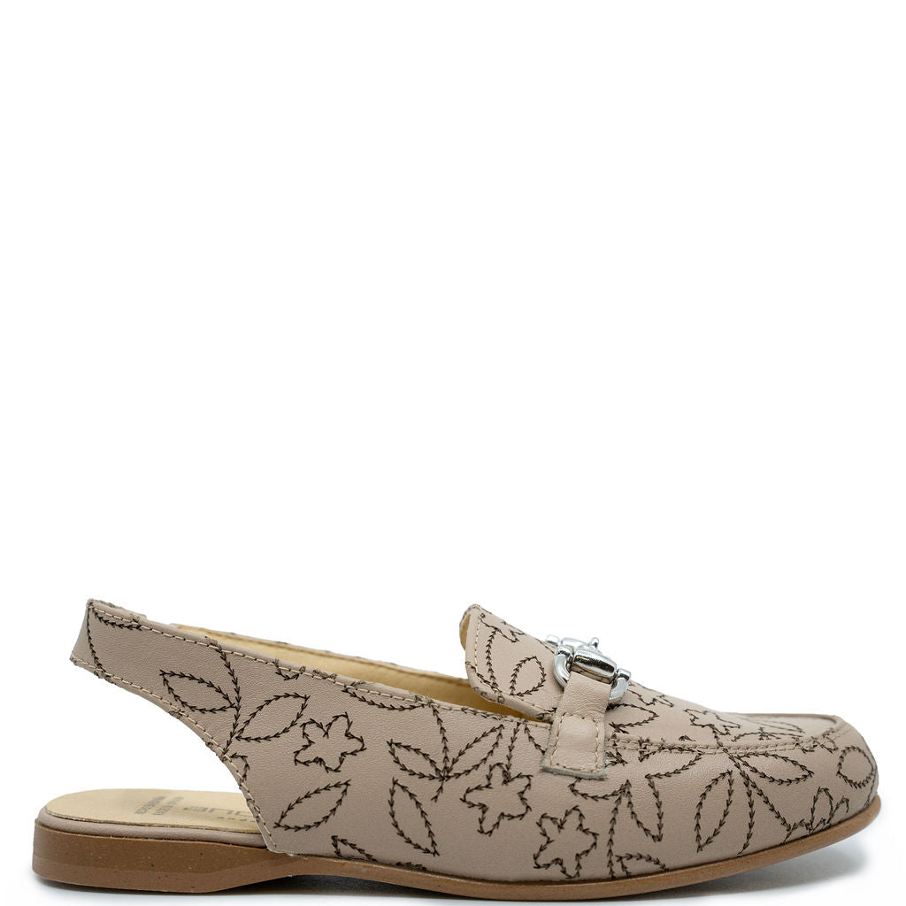 Andanines Floral Embroidered Mule Slippers - Women's Comfortable House Shoes with Non-Slip Sole for Indoor/Outdoor Wear, Perfect for Home, Garden, and Casual Outings