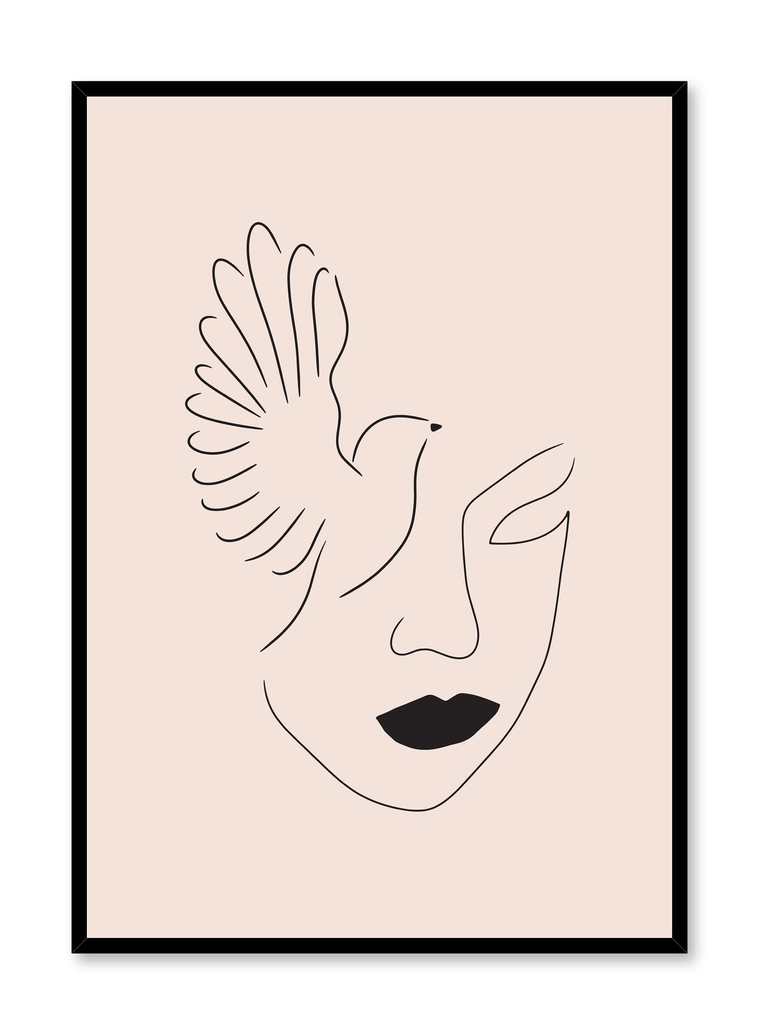 Peaceful Panache Poster - Elegant Wall Art Decor for Home, Office & Living Room - Perfect for Meditation Spaces & Yoga Studios