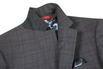 Alessandro Vitello by Renoir New Slim Fit Suit 293 47 | Premium Italian Wool Business Suit for Men | Perfect for Weddings, Office & Formal Events