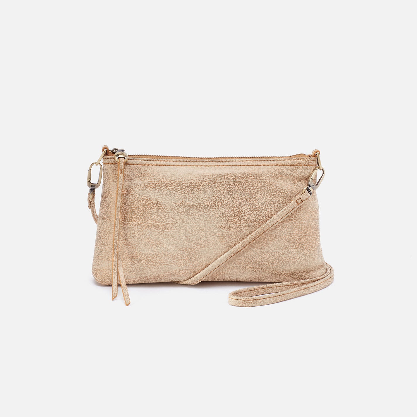 Darcy Crossbody Bag in Metallic Leather - Gold Leaf | Stylish Women's Shoulder Purse for Everyday Use, Work, and Evening Out