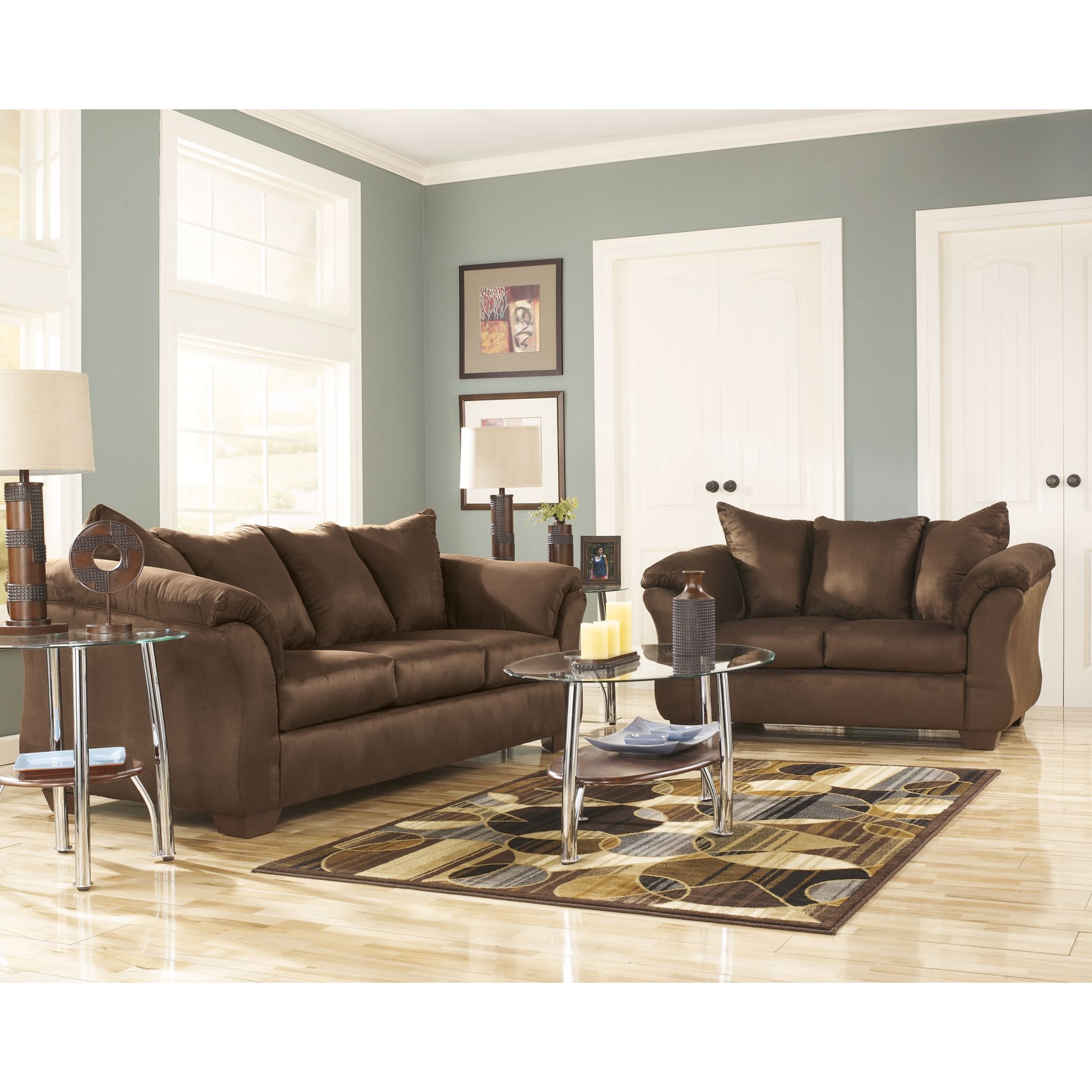 Darcy Sofa - Modern 3-Seater Fabric Couch for Living Room, Lounge & Office - Comfortable & Stylish Home Furniture