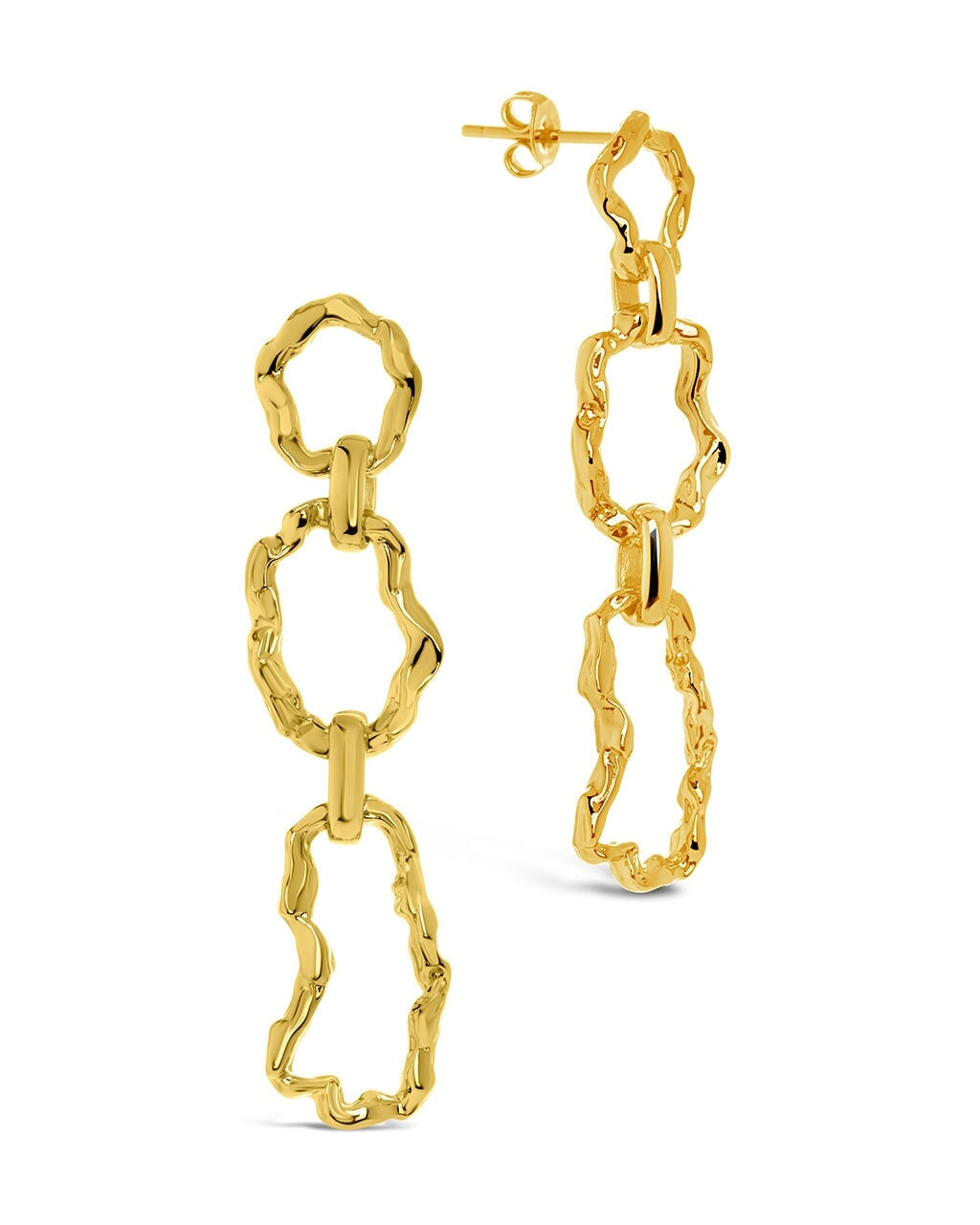 Premium Molten Metal Matching Set for Couples - Stylish & Durable Jewelry for Anniversaries, Weddings & Romantic Gifts