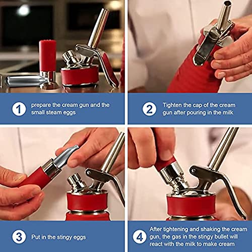 Premium Whipped Cream Chargers - 300 Count (Great Whip Brand) for Professional Baking, Dessert Decorating & Coffee Toppings