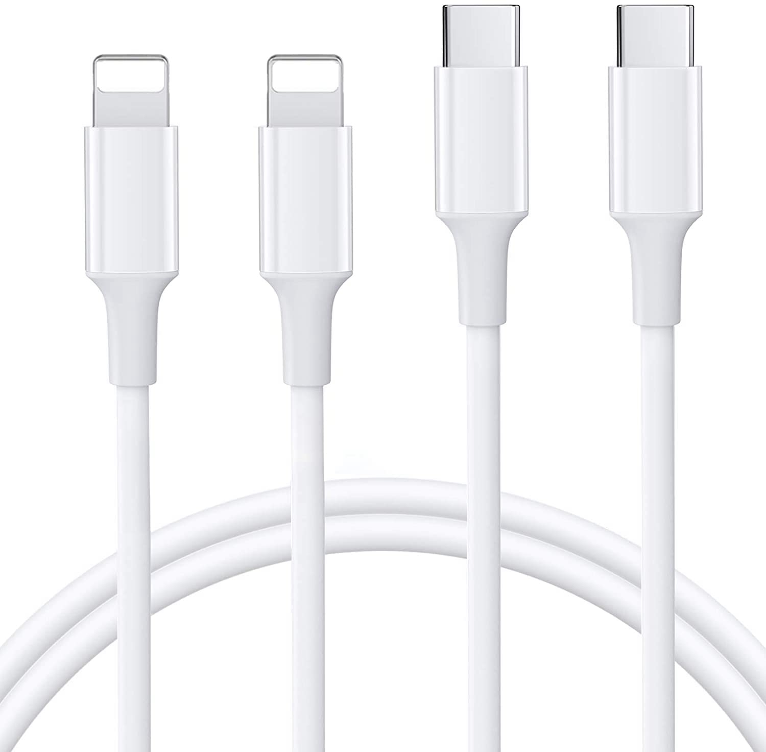 Apple MFi Certified USB C to Lightning Cable 2Pack 3FT - Fast Charging Cable Compatible with iPhone 14/13/12/11/11 Pro/X/8 & More - Supports Power Delivery for Home, Office & Travel Charging