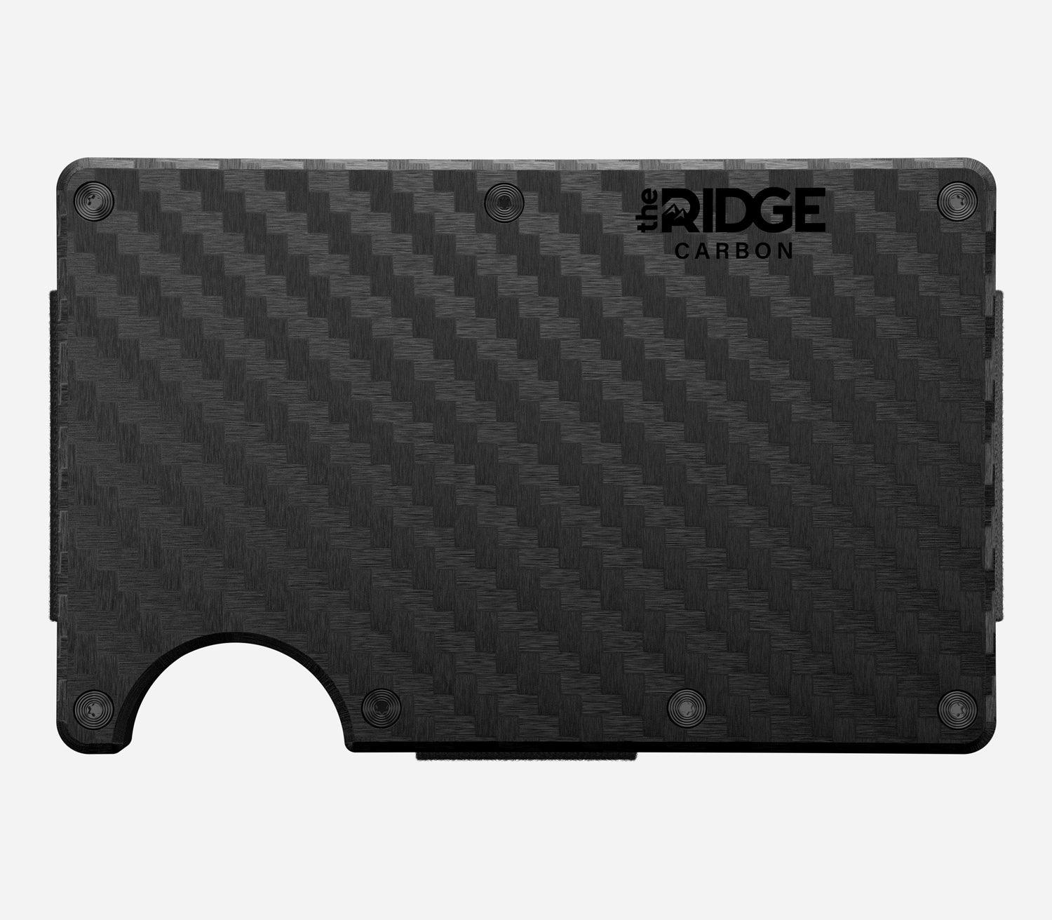 3K Carbon Fiber Minimalist Wallet with Cash Strap - Slim RFID Blocking Front Pocket Wallet for Men - Perfect for Travel, Everyday Carry & Gift