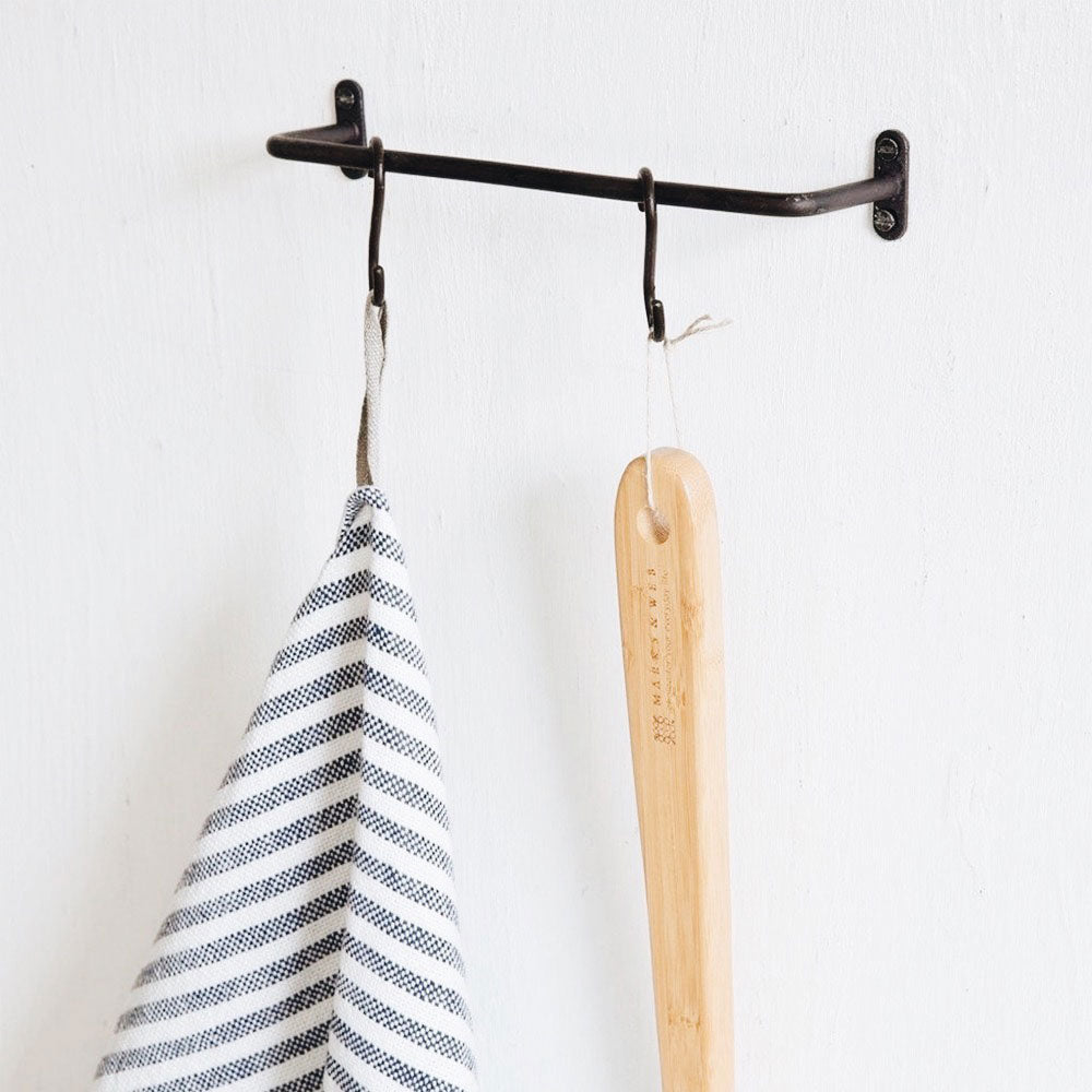 Stainless Steel Towel Bar - Heavy Duty Bathroom Towel Rack for Kitchen & Bathroom Organization - Perfect for Hanging Towels, Robes & Clothes in Home Decor