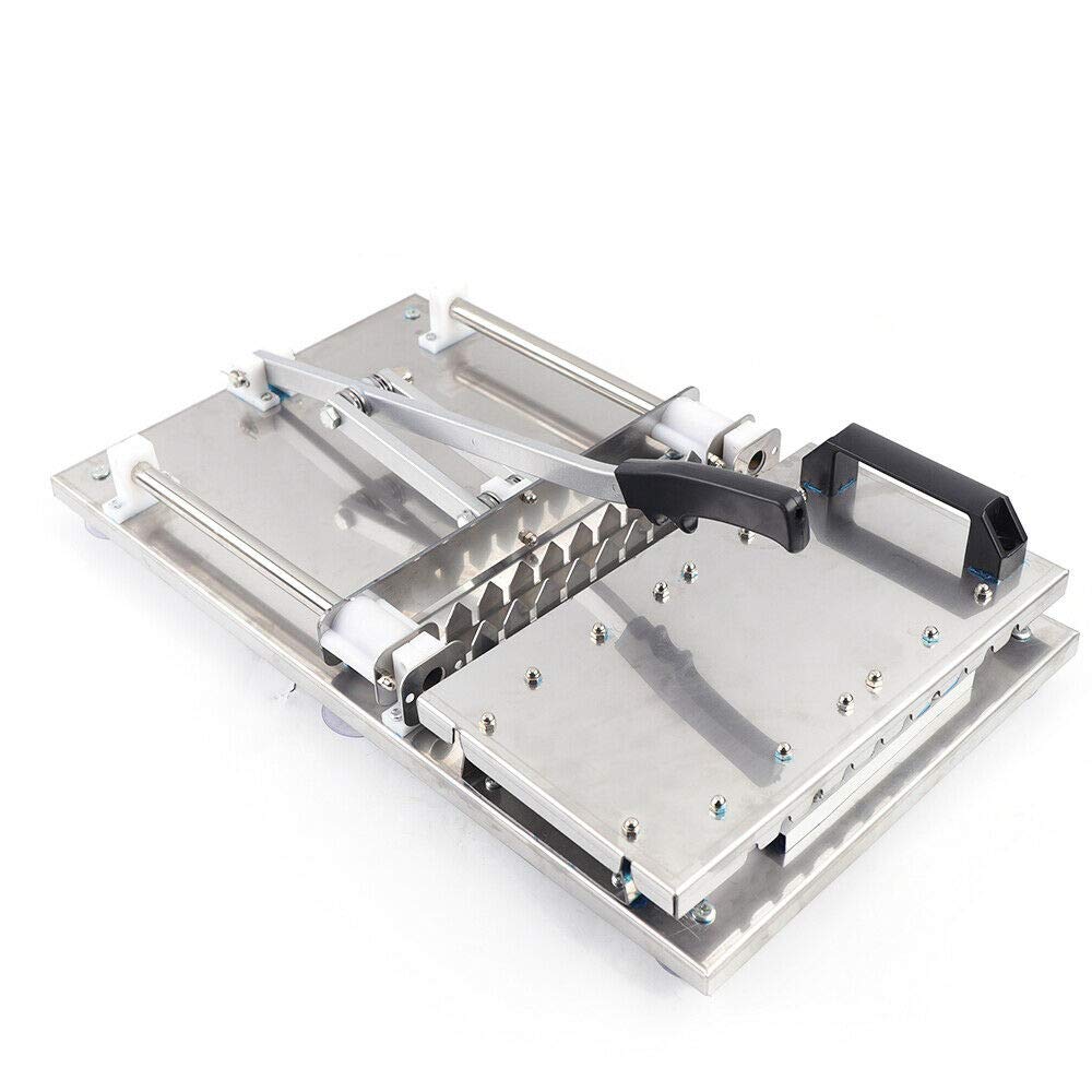 Stainless Steel Manual Kebab Maker - BBQ Meat Skewer Machine for Lamb, Chicken & Beef - Perfect for Home Grilling, Camping & Outdoor Cooking