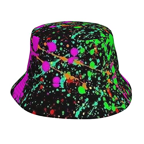 Neon Paint Splatter