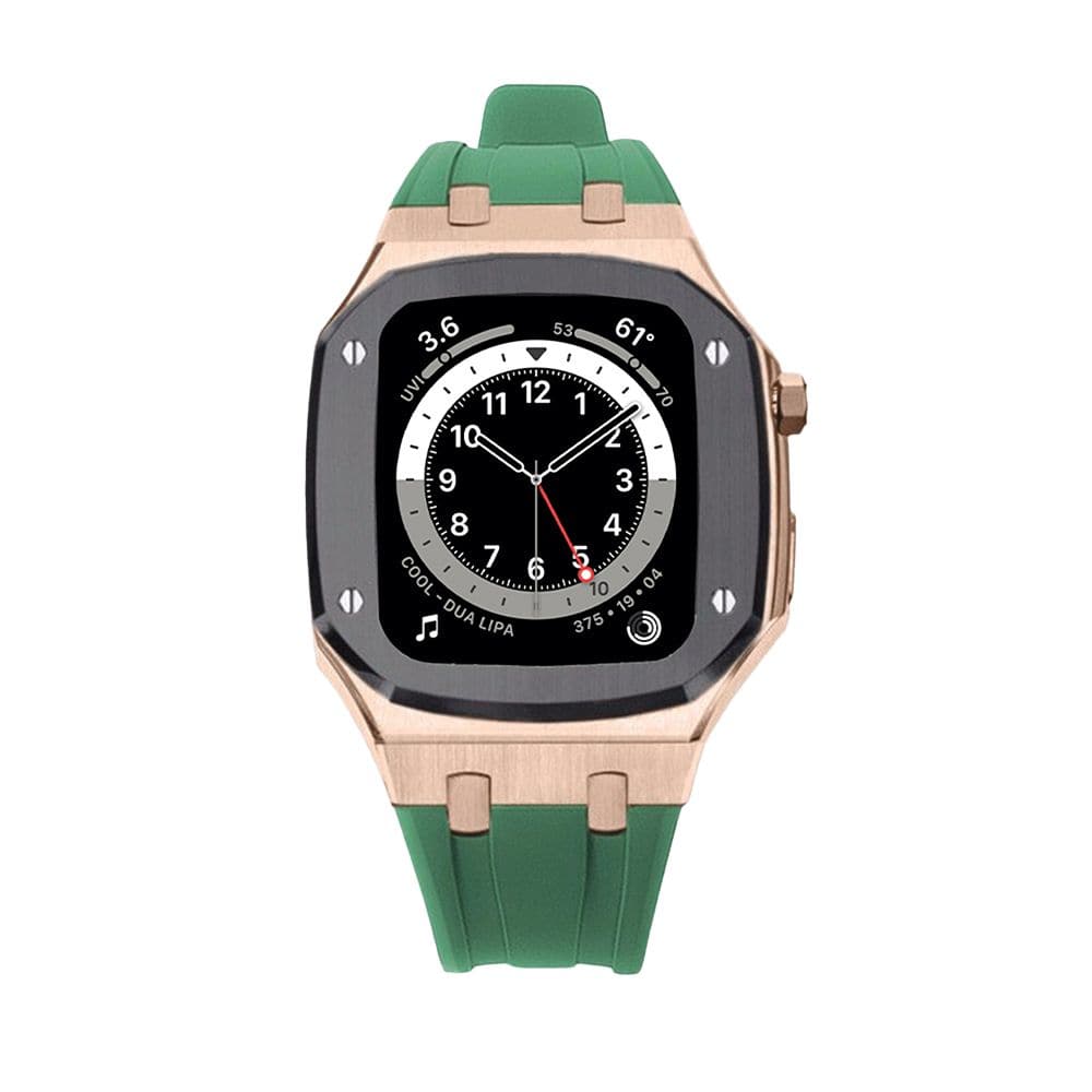 Apple Watch Rugged Rubber Case for iWatch Series 6/7 - Shockproof Protective Cover for Outdoor Sports & Fitness Activities
