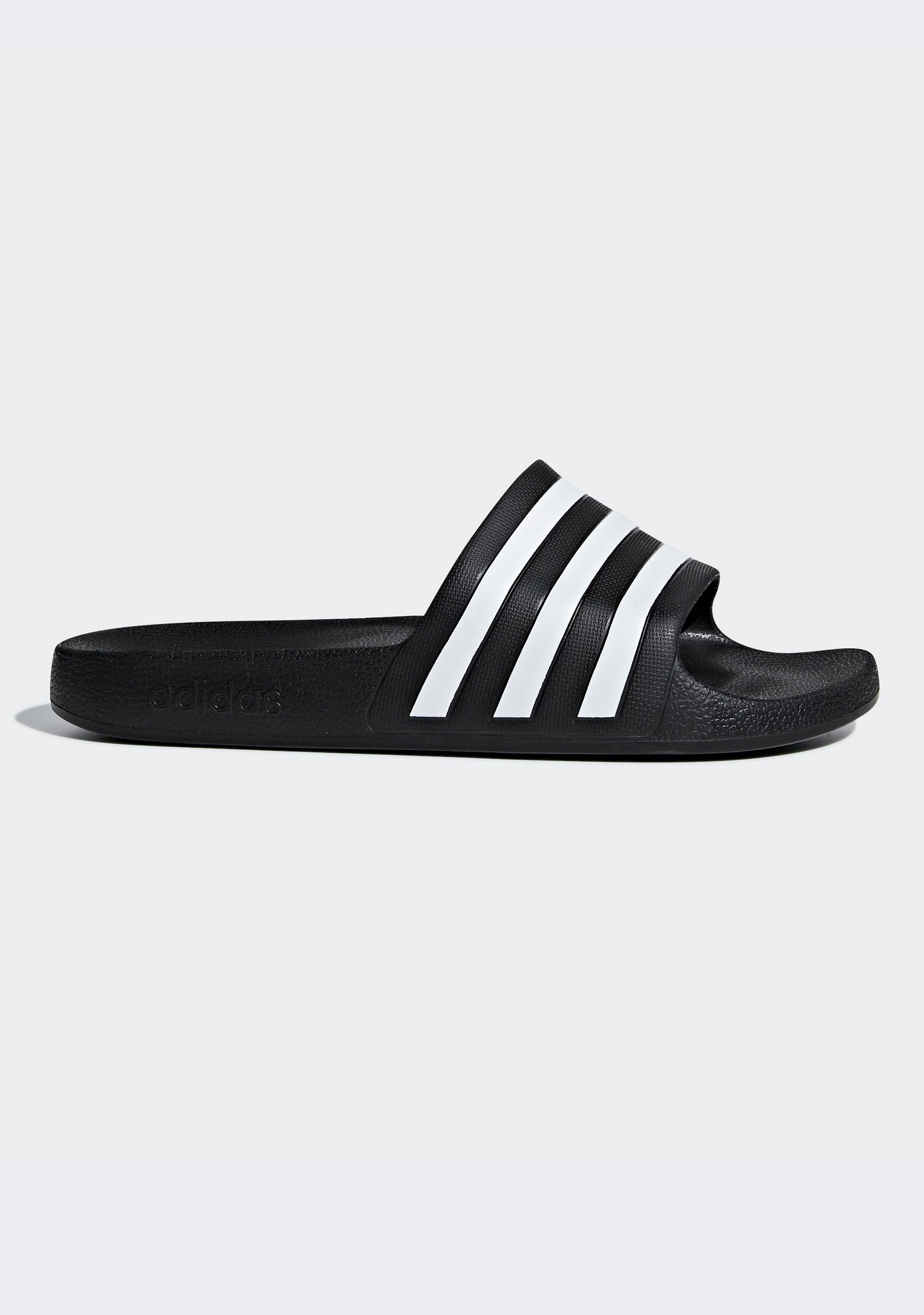 Adidas Men's Adilette Aqua Slide Sandals - Comfortable Waterproof Pool Slides for Men - Perfect for Beach, Pool, Gym & Shower Use