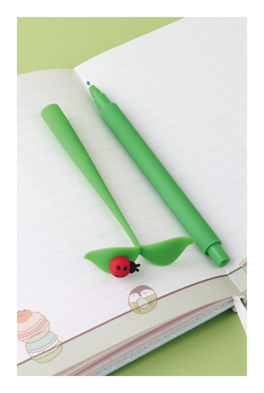 Fun Bug on Leave Wiggle Gel Pen - Colorful Wiggly Writing & Drawing Gel Pens for Kids, School Supplies, Note Taking, Doodling & Creative Art Projects