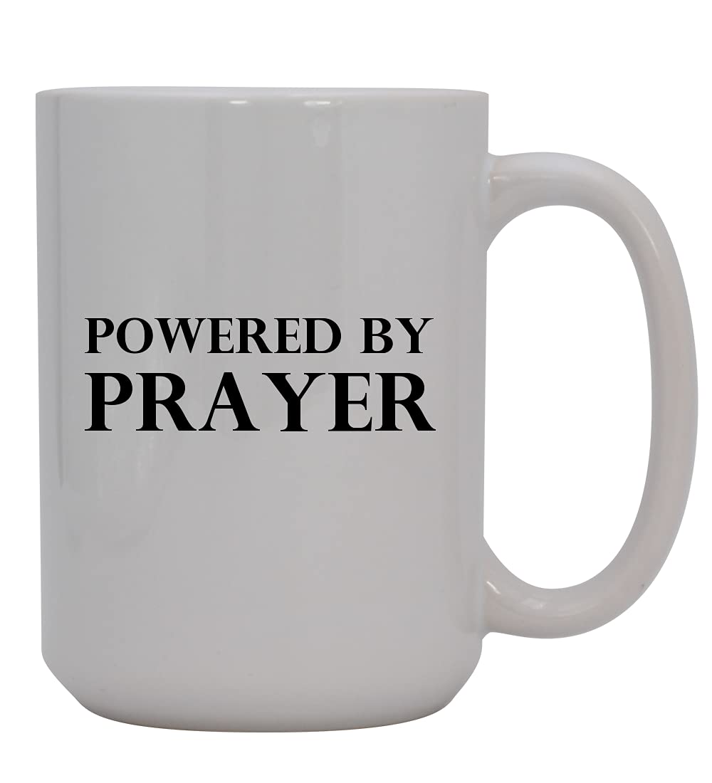 15oz White Ceramic Coffee Mug - Inspirational Prayer Design - Perfect for Home, Office & Gifts
