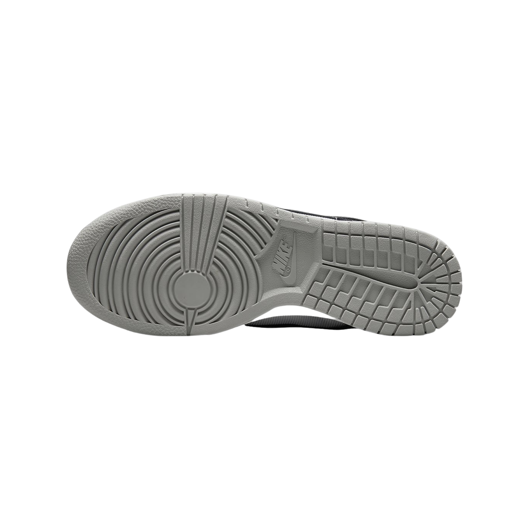 Nike Women's Dunk Low Sneakers - Metallic Silver, Black & White Retro Running Shoes for Women | Casual Wear, Gym & Street Style Fashion