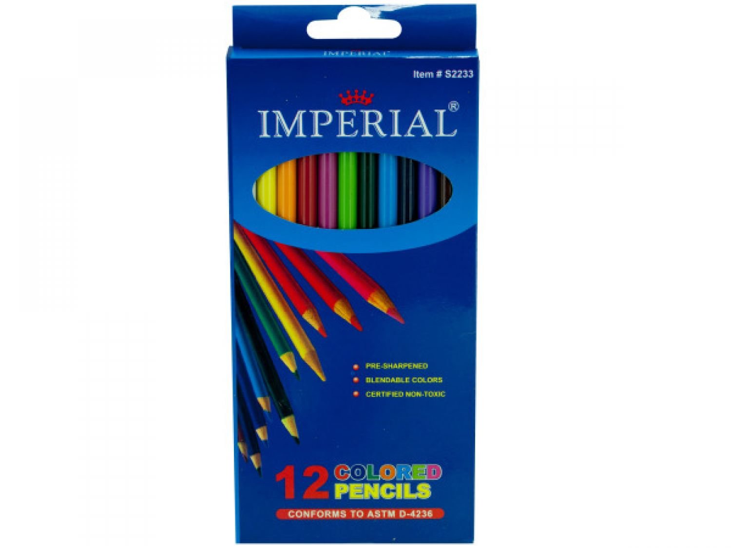 Premium Blendable Colored Pencils Set - 12 Vibrant Colors for Artists & Students | Bulk School & Office Supplies | Perfect for Sketching, Coloring Books & Art Projects