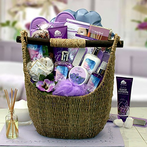 Ultimate Lavender Spa Gift Set for Women - Relaxing Aromatherapy Bath & Body Care Bundle - Perfect Birthday, Mother's Day & Holiday Present for Her - Ideal for Self-Care, Pampering & Stress Relief
