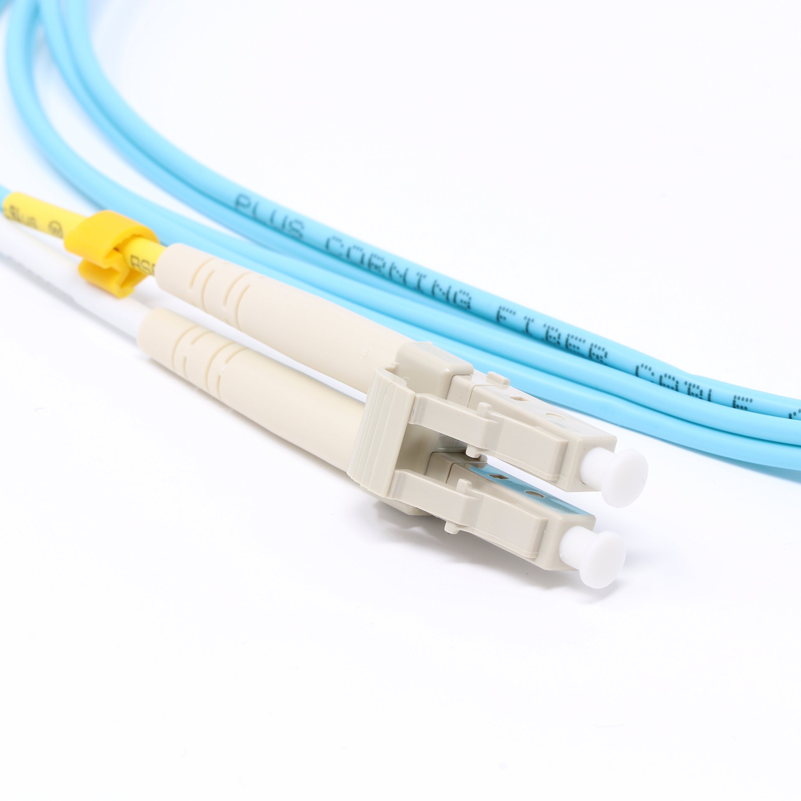 40Gb OM4 Multimode Duplex Fiber Optic Cable 6M (50/125) LC to LC Aqua - 10 Pack for High-Speed Data Center, Server Room & Network Infrastructure