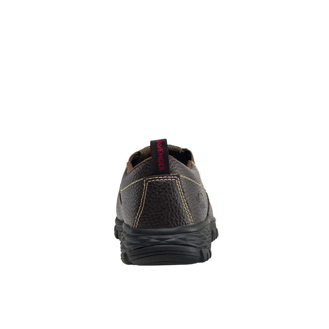 Flight Women's SD10 Alloy Toe Slip-On Work Shoes - Brown | Comfortable & Safety Certified for Construction, Warehouse & Industrial Work