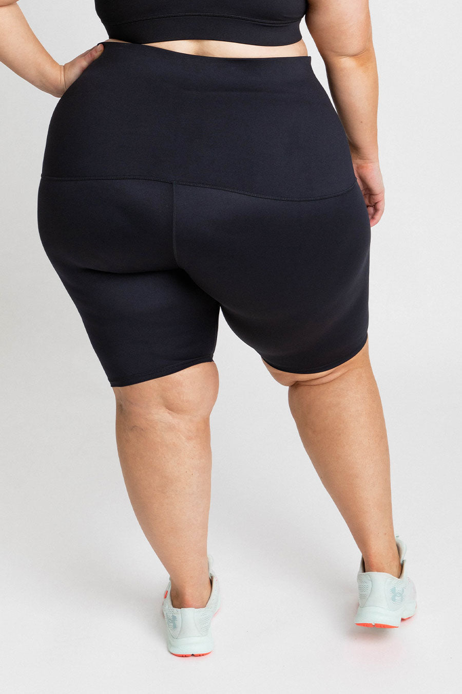 Postpartum Recovery Bike Shorts for Women - High Waisted Black Maternity Cycling Shorts - Comfortable & Breathable for Post Pregnancy Workouts, Yoga & Daily Wear