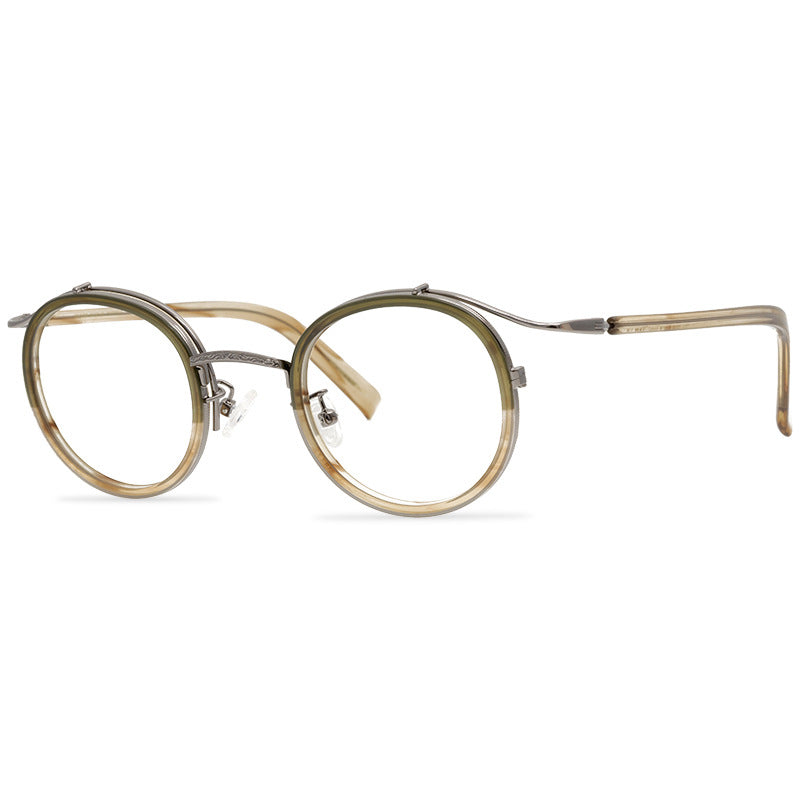 Lucian Titanium Round Eyeglass Frames - Lightweight & Durable for Men & Women - Perfect for Reading, Driving & Fashion Accessories