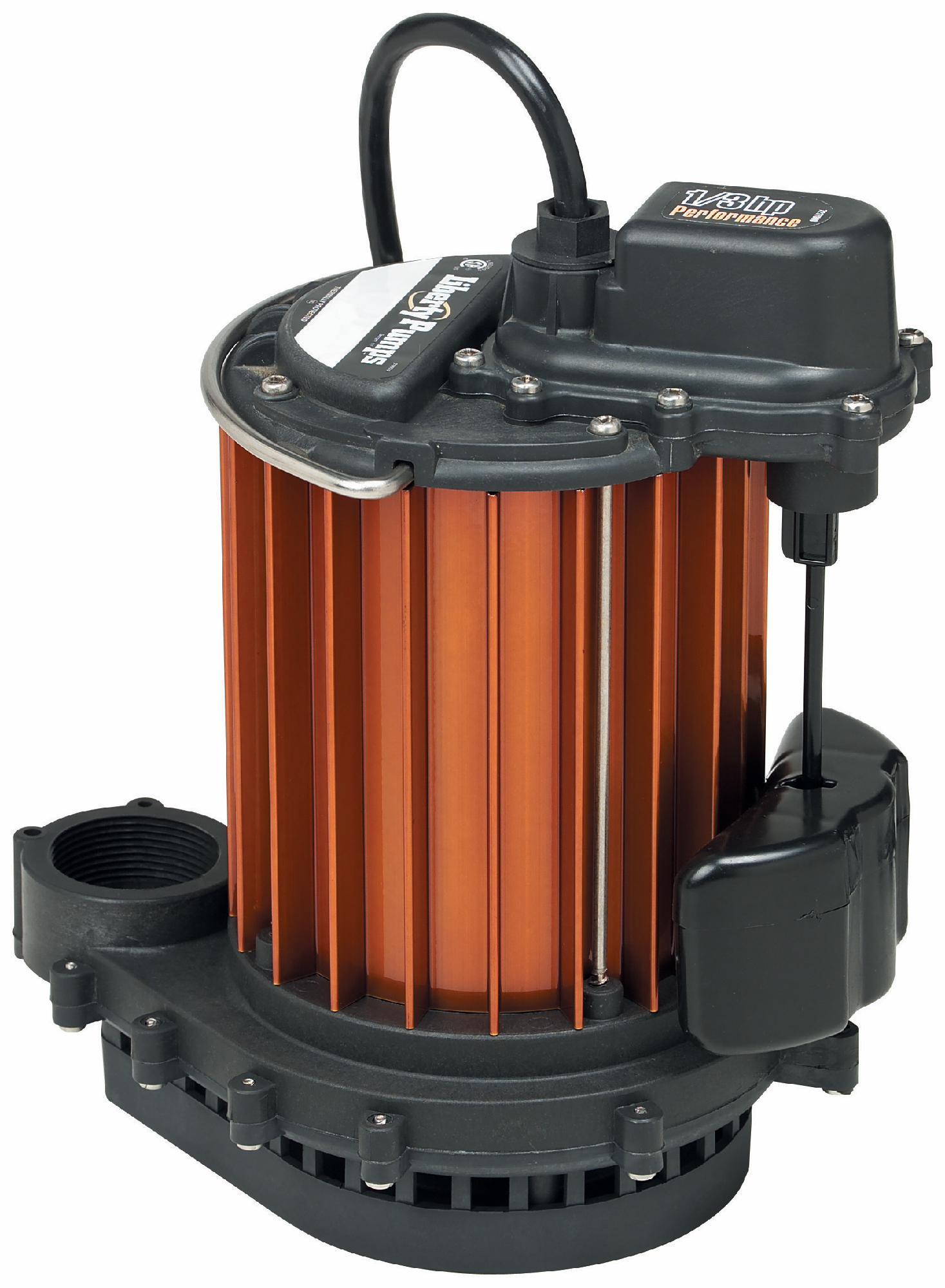 1/3 HP 115V Single Phase Sump Pump with 25-Foot Power Cord & VMF Switch - Model 237 2 by Liberty Pumps - Ideal for Basement Flood Prevention, Crawl Space Water Removal, and Home Drainage Systems
