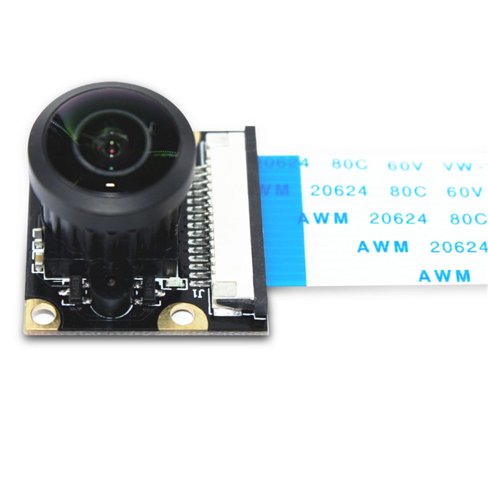 HDKEAN 222° Wide Angle 5MP Adjustable Camera Module for Raspberry Pi 3B+ - 1080P HD Video Recording for DIY Projects, Home Security & Robotics