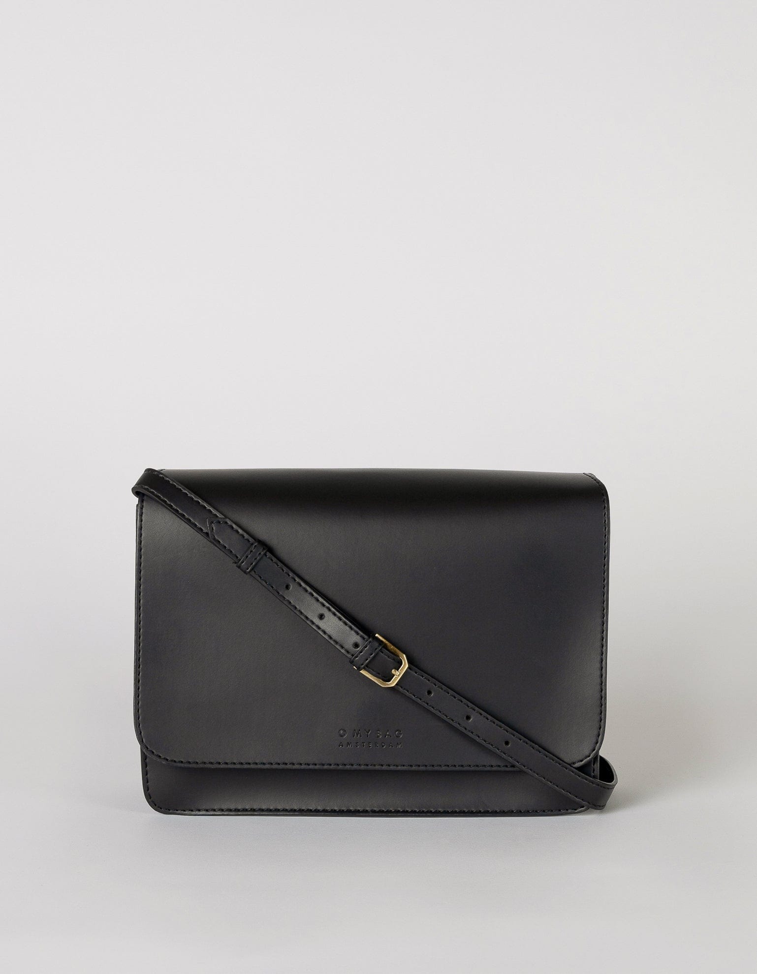 Audrey Vegan Leather Crossbody Bag for Women | Black | Stylish & Eco-Friendly Apple Leather Purse for Everyday Use, Work & Travel