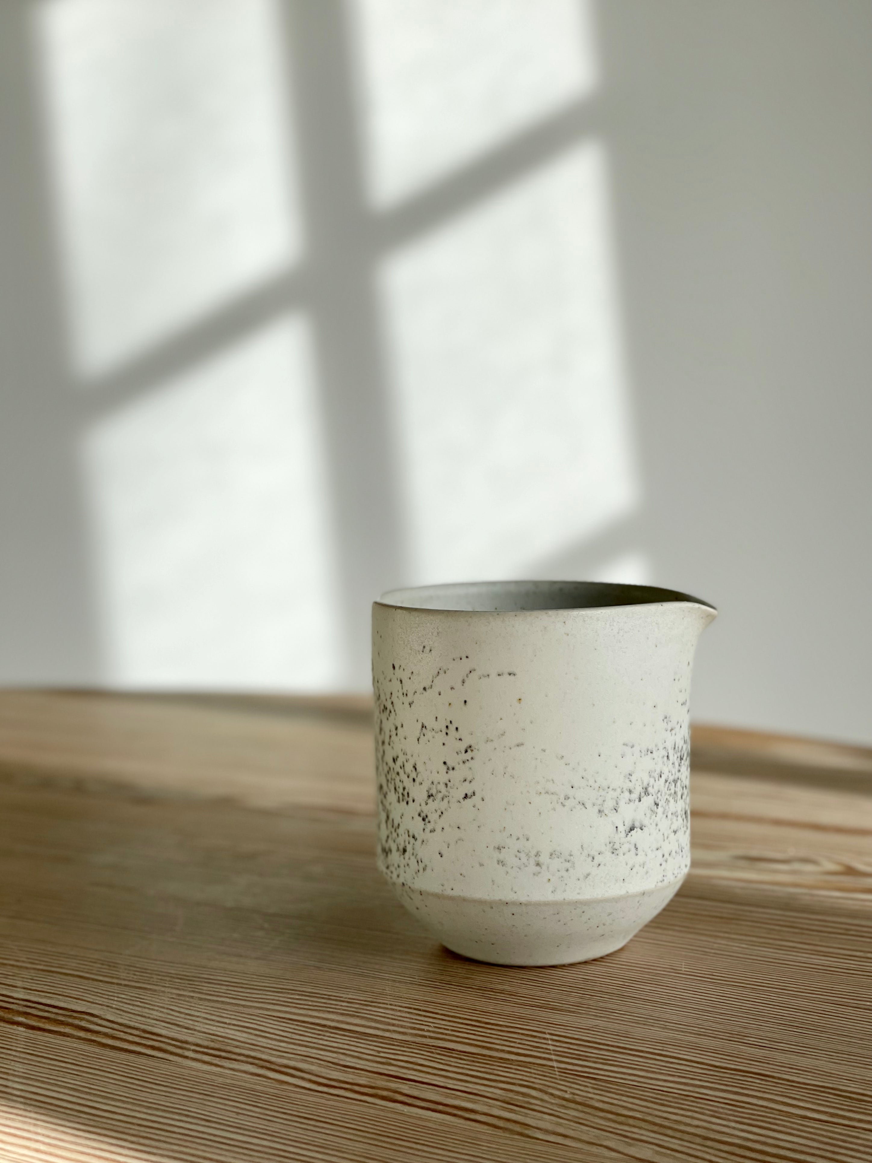 KLAY Copenhagen KØBENHAVN Milk Jug - Premium Ceramic Creamer Pitcher for Coffee & Tea - Perfect for Home, Cafe, and Restaurant Use