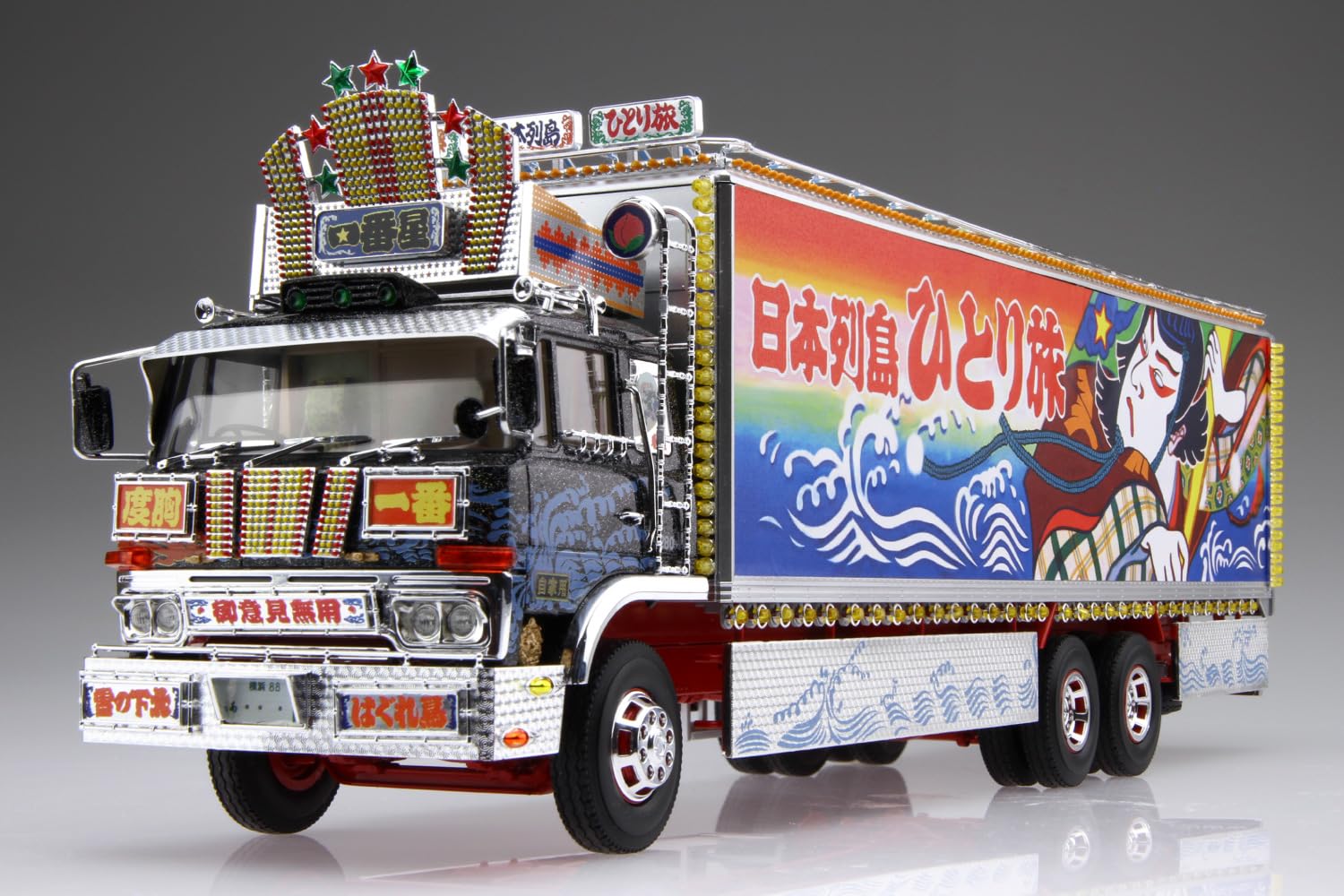 1:32 Scale Aoshima Truck Yarou Ichibanboshi Plastic Model Kit - Perfect for Collectors & Hobbyists, Great for Display & DIY Projects