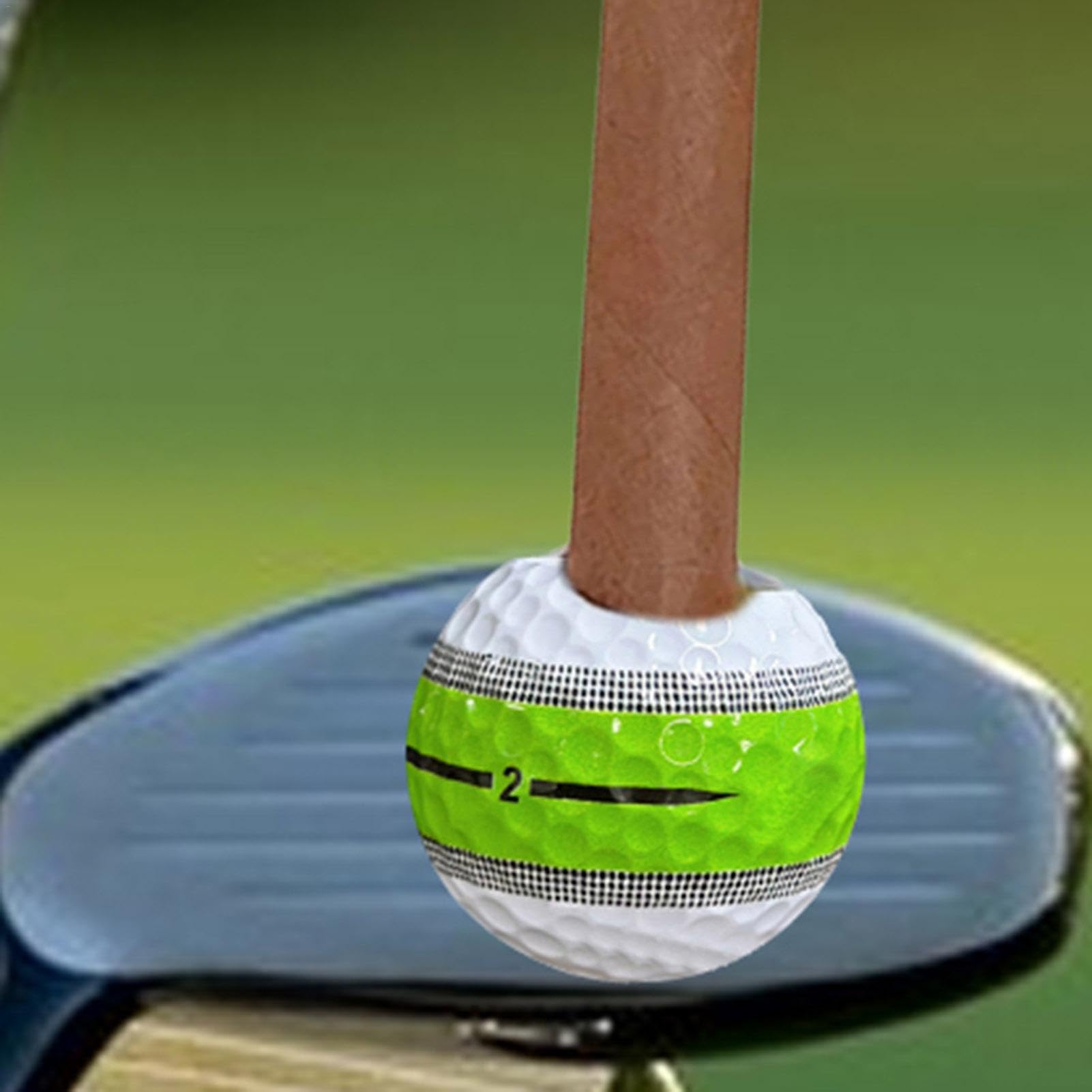 Magnetic Golf Ball Cigarette Holder - Portable & Secure Golf Cart Accessory for Golfers | Perfect for On-Course Smoking Breaks & Golf Outings