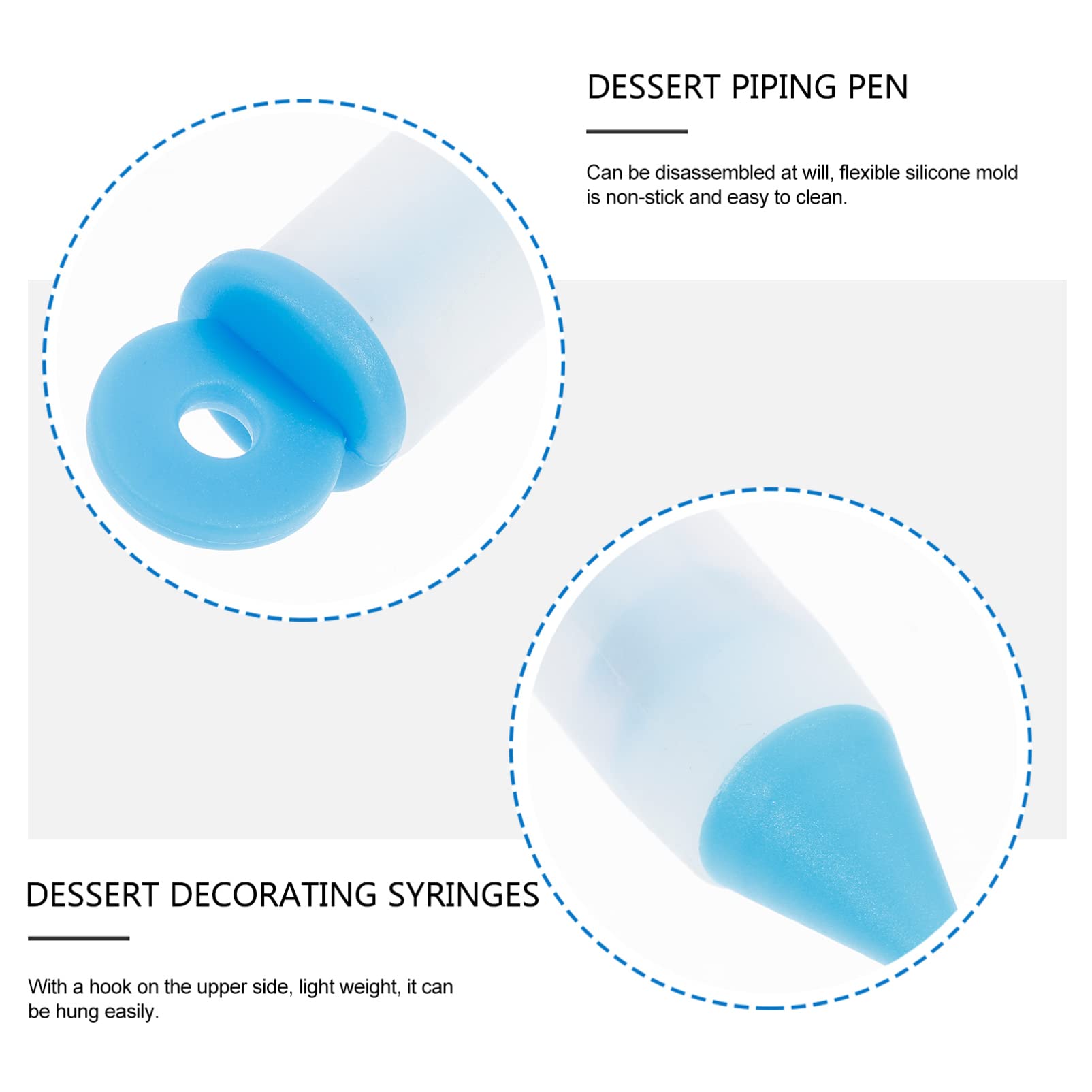 Veemoon 2-Piece Cake Decorating Pen Set - Professional Frosting Piping Tools for Flowers, Cupcakes & Desserts | Perfect for Baking, Wedding Cakes, Birthday Parties & DIY Decorations