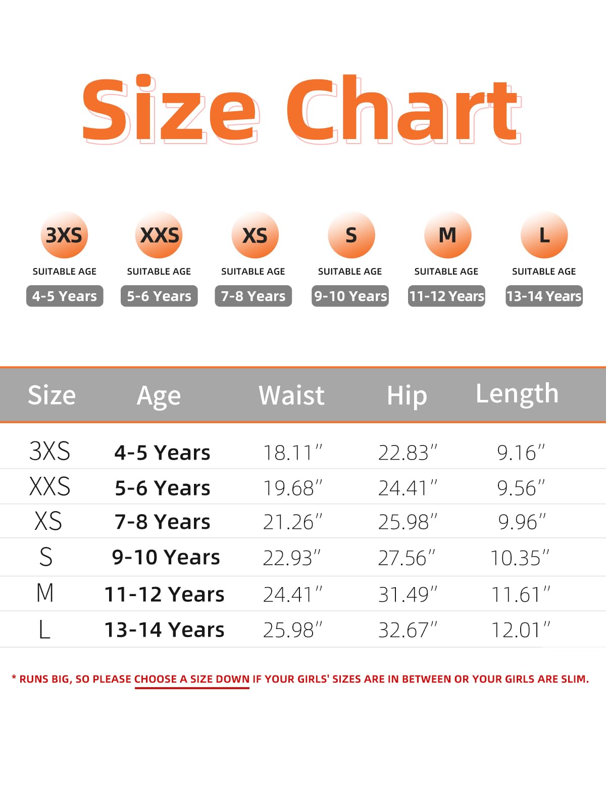 Girls' Athletic Running Shorts - Breathable Flowy Biker Shorts for Youth & Teens - Perfect for Sports, Gym & Casual Wear