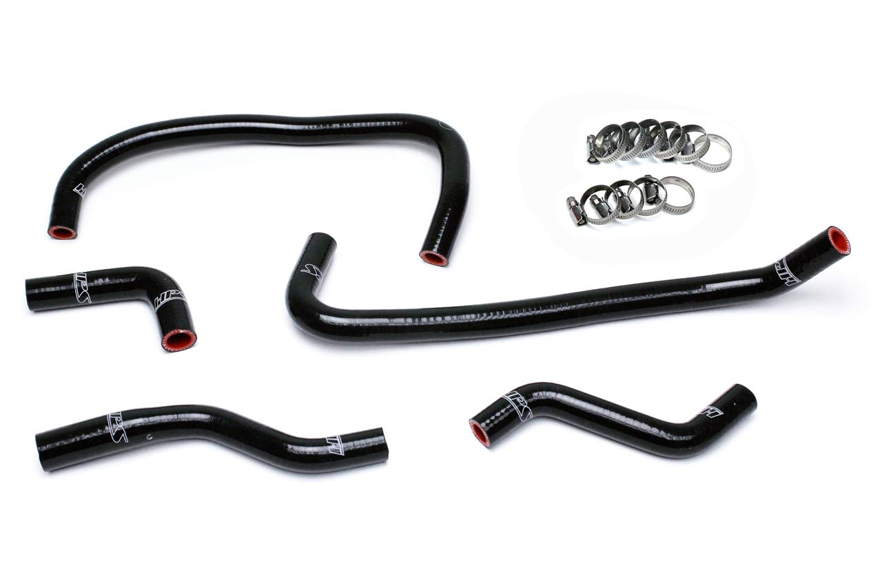 HPS 57-1503H-BLK Black Silicone Heater Hose - High Temperature Resistant, Flexible & Durable for Automotive, Marine & Industrial Applications - Perfect for Radiator, Coolant & Heating Systems