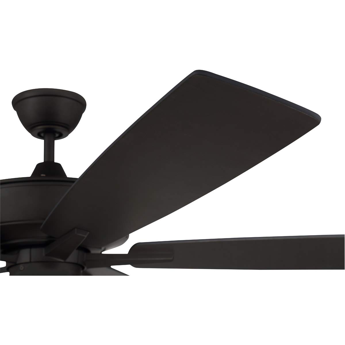 Craftmade S104ESP5-60ESPWLN 60 Inch Super Pro Ceiling Fan with LED Light Kit, Pull Chain Control & 5 Reversible Espresso/Walnut MDF Blades - Perfect for Living Room, Bedroom or Outdoor Covered Patio