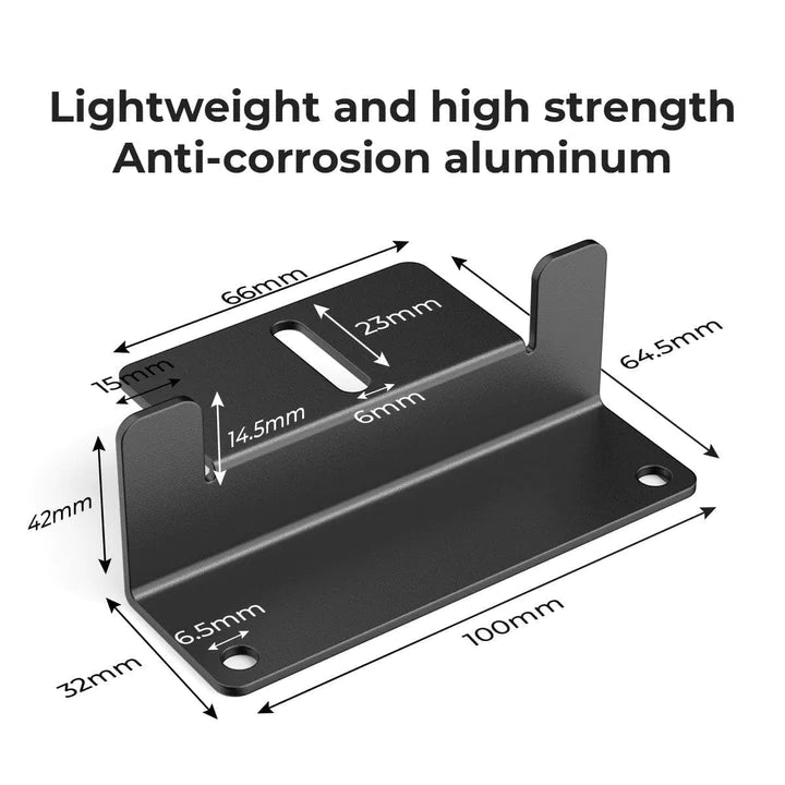 EcoFlow Rigid Solar Panel Mounting Feet - Heavy Duty Brackets for Off-Grid Solar Systems - Perfect for RV, Boat & Home Solar Panel Installation