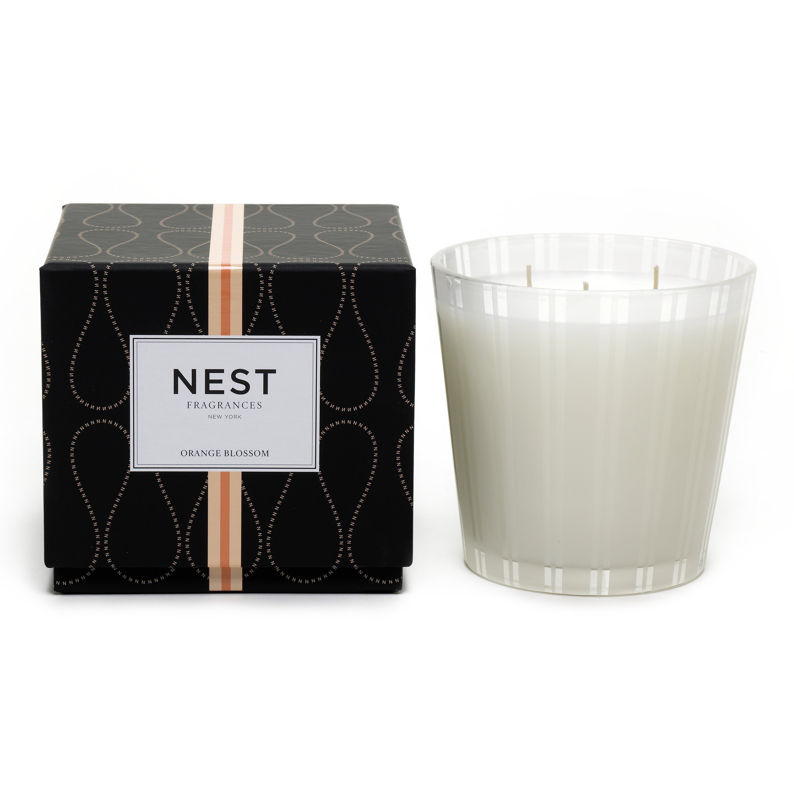 NEST Fragrances 3-Wick Scented Candle - Orange Blossom Aroma, 21.2 oz Large Jar Candle for Home, Spa & Relaxation