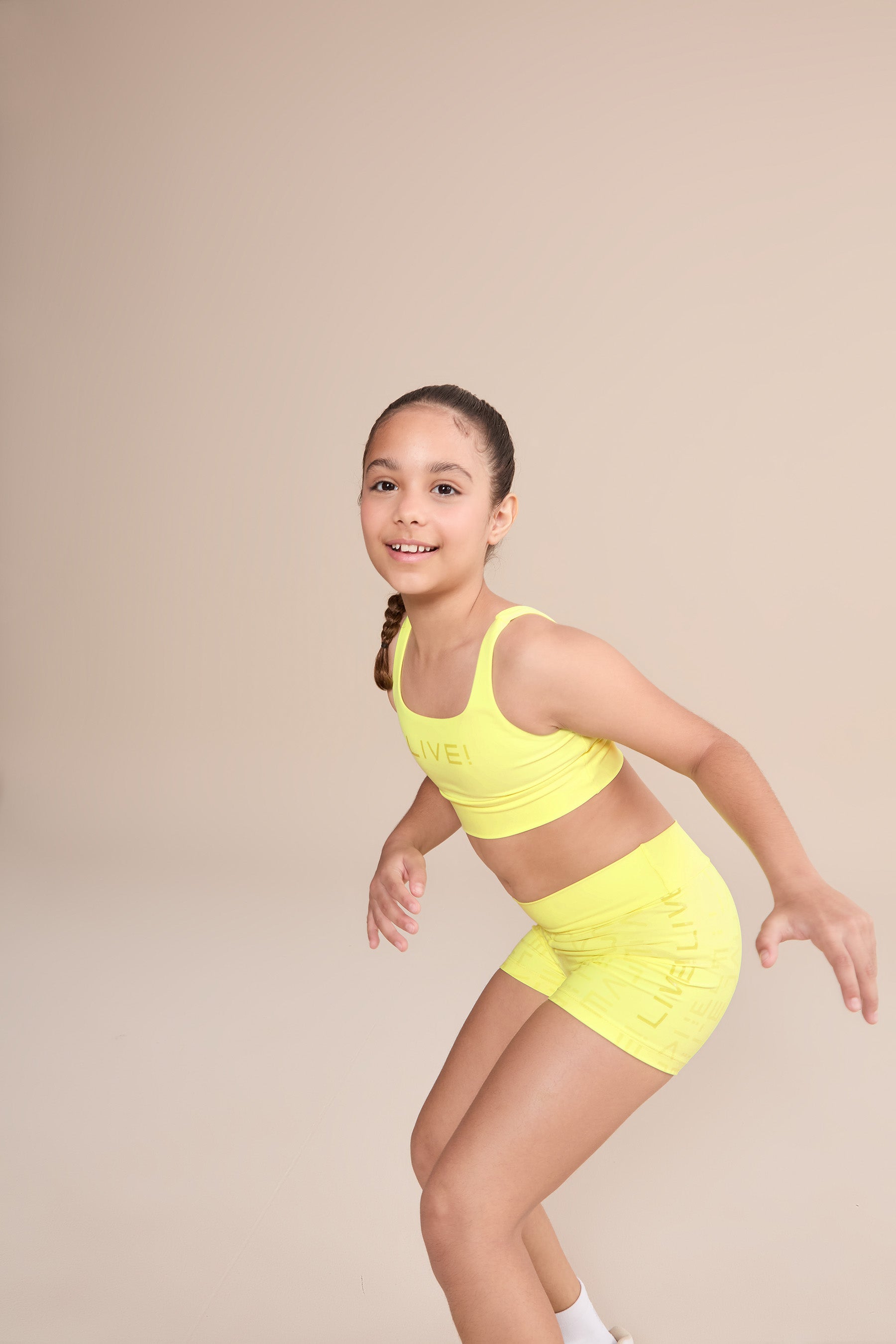 Move LIVE! Kids Sports Bra - Breathable & Supportive Activewear for Girls - Perfect for Running, Gymnastics & Dance Practice