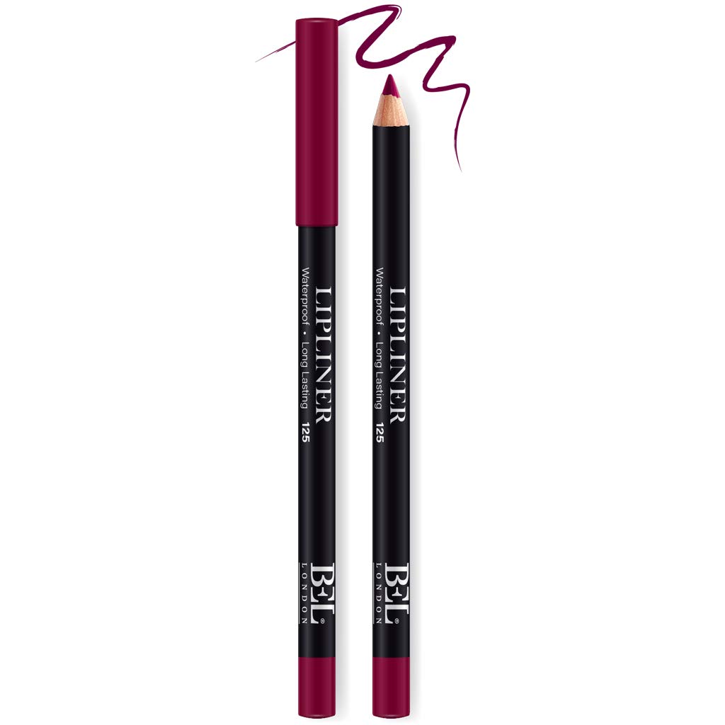 BEL London Lip Liner (125) - Waterproof Lip Pencil for Long-Lasting Definition | Perfect for Everyday Wear & Night Out Makeup