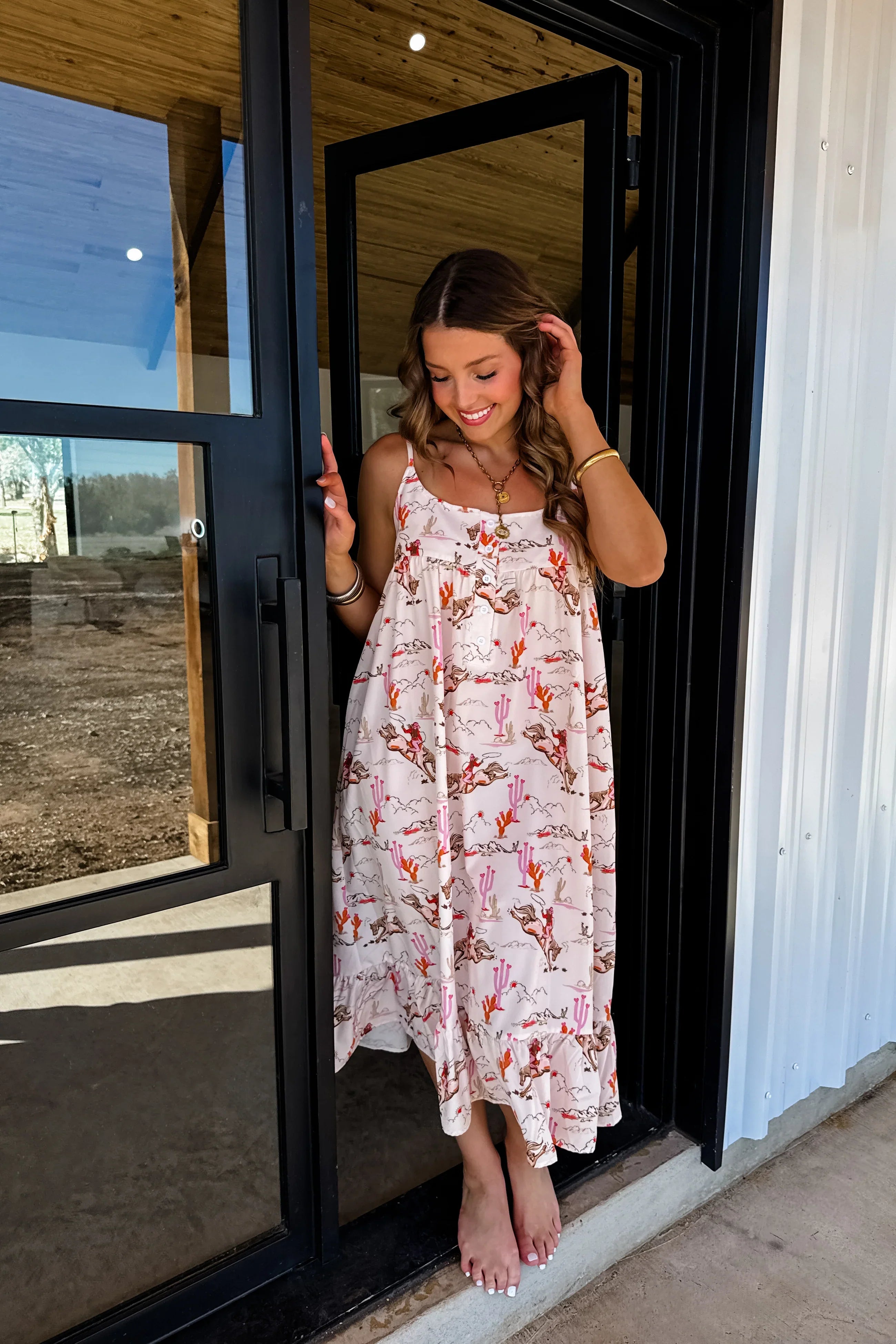 PREORDER: Back Home Sleep Dress - Soft & Comfortable Nightgown for Women | Perfect for Relaxing at Home, Lounging & Sleeping