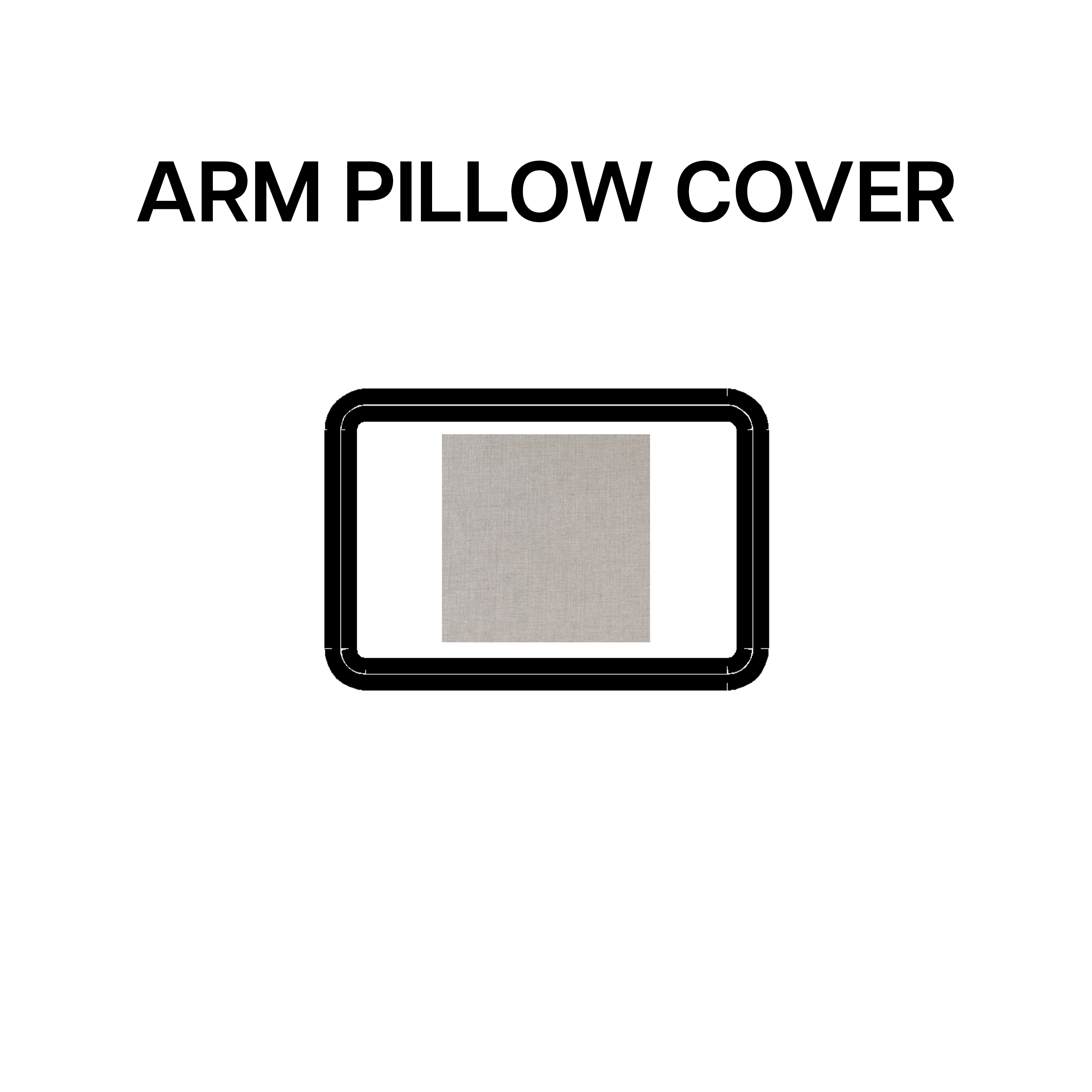 Soft Cloud Arm Pillow Cover BP 6399 - Comfortable Support for Reading, Watching TV & Relaxing at Home