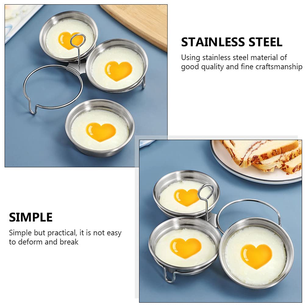 Stainless Steel Egg Cooking Cups - 1pc Steamed Egg Bowl for Omelet & Microwave - Multi-Functional Kitchen Tool for Breakfast, Baking & Meal Prep