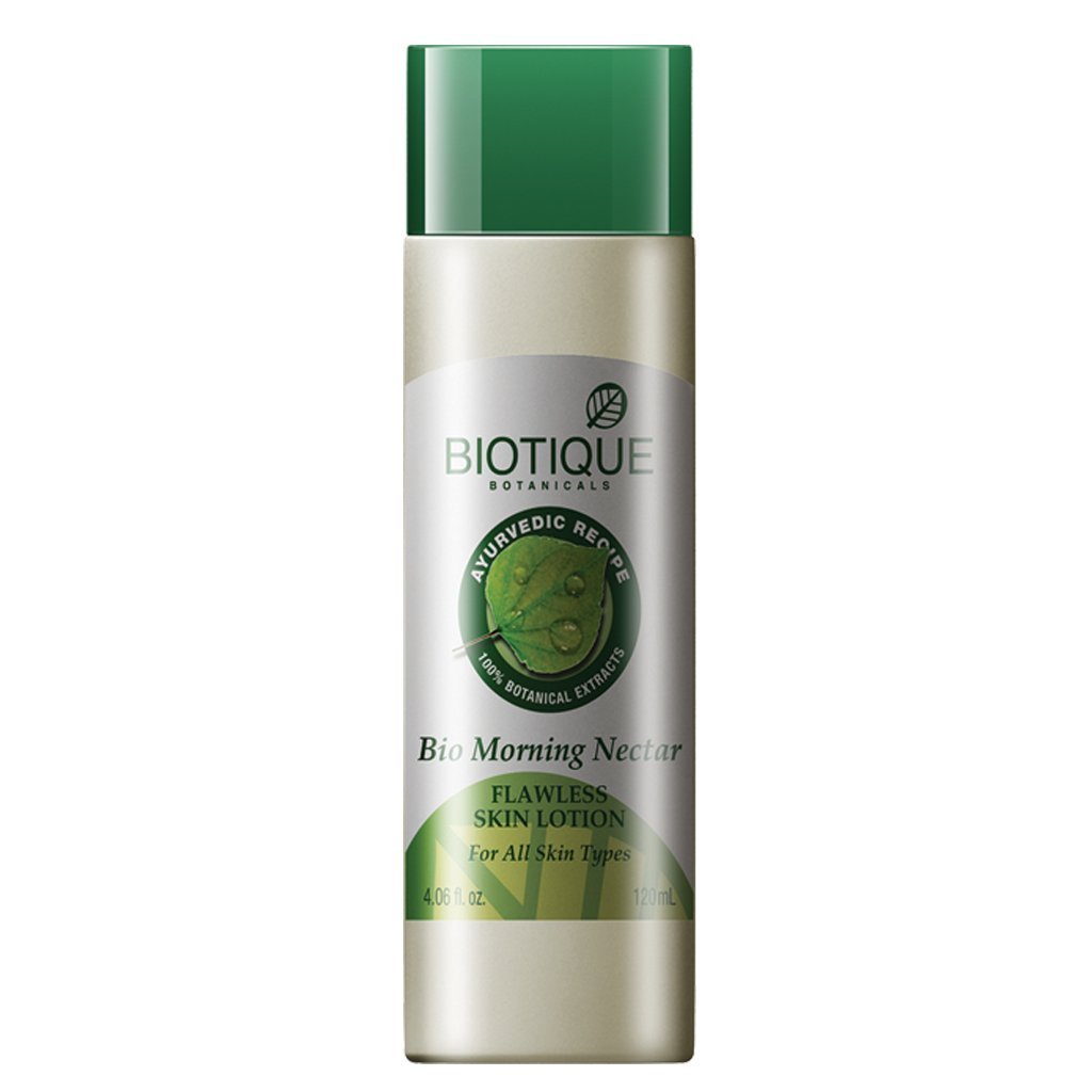 Biotique Bio Morning Nectar Flawless Lightening Lotion for Glowing Skin - Brightening Face Moisturizer with Natural Ingredients - Perfect for Daily Skincare Routine & Morning Hydration
